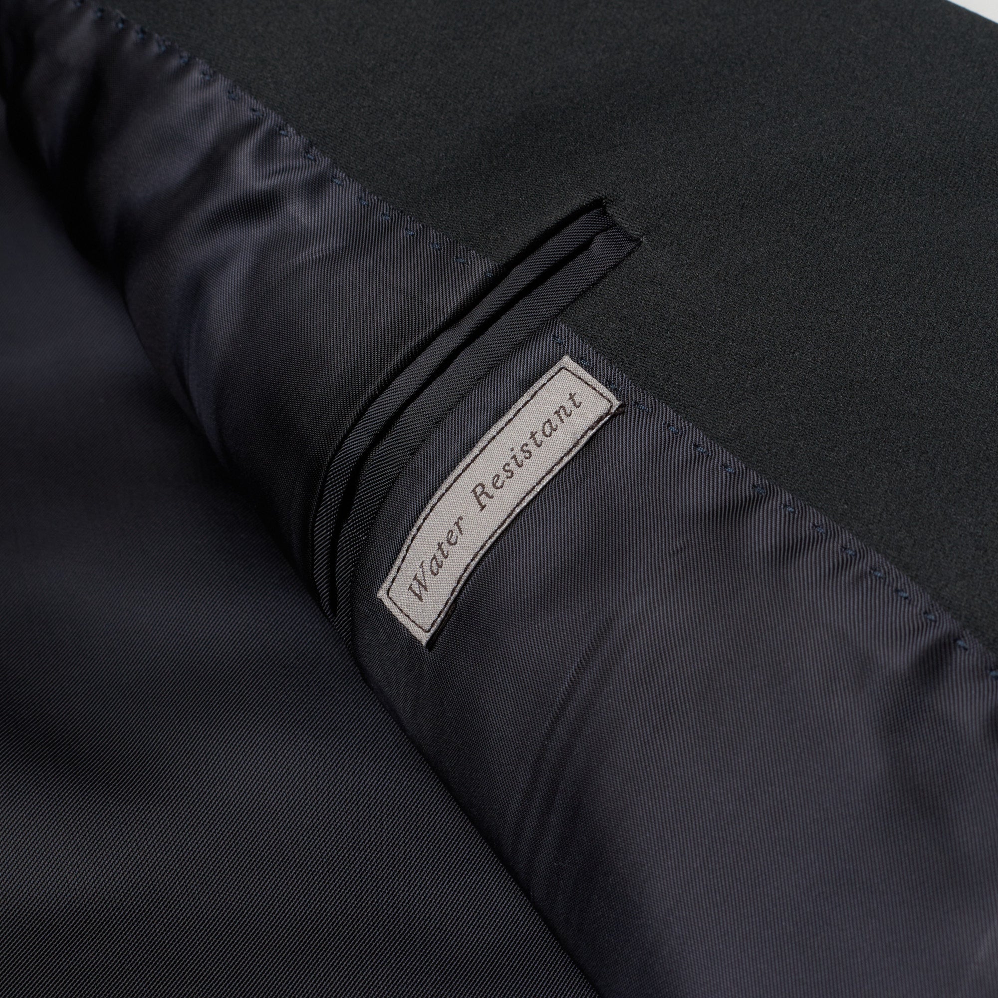 CANALI 1934 Blue Water Resistant Wool 3 Piece Peak Lapel Formal Suit EU 50 US 40 Slim Fit CANALI