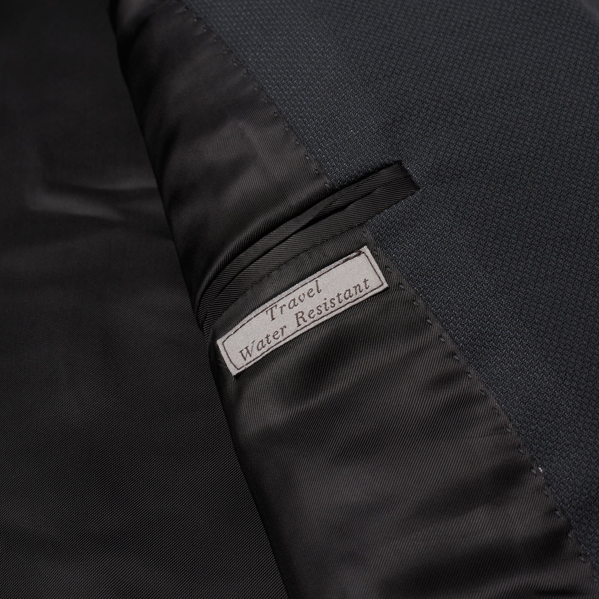 CANALI 1934 Dark Gray Travel Water Resistant Wool 1 Button Suit EU 50 US 40 Slim Fit CANALI