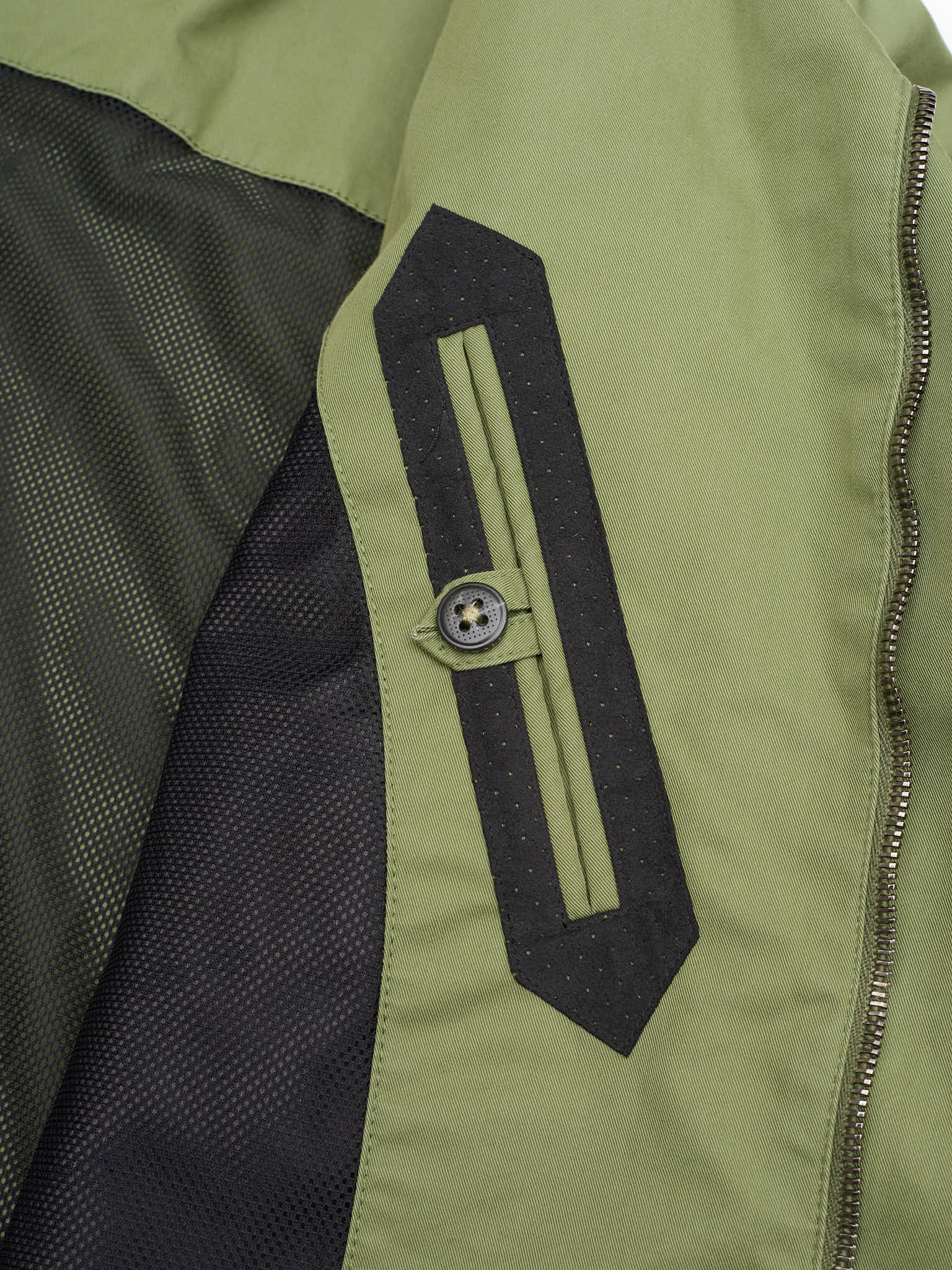 CANALI Green Rain&Wind Tech Cotton Polyamide Utility Jacket