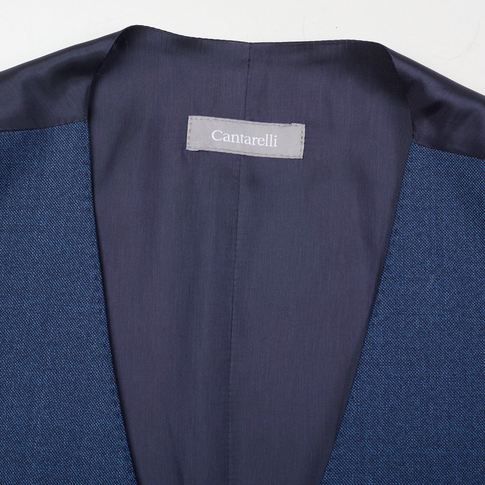 CANTARELLI Blue Wool 5 Button Vest Waistcoat EU 50 NEW US 40