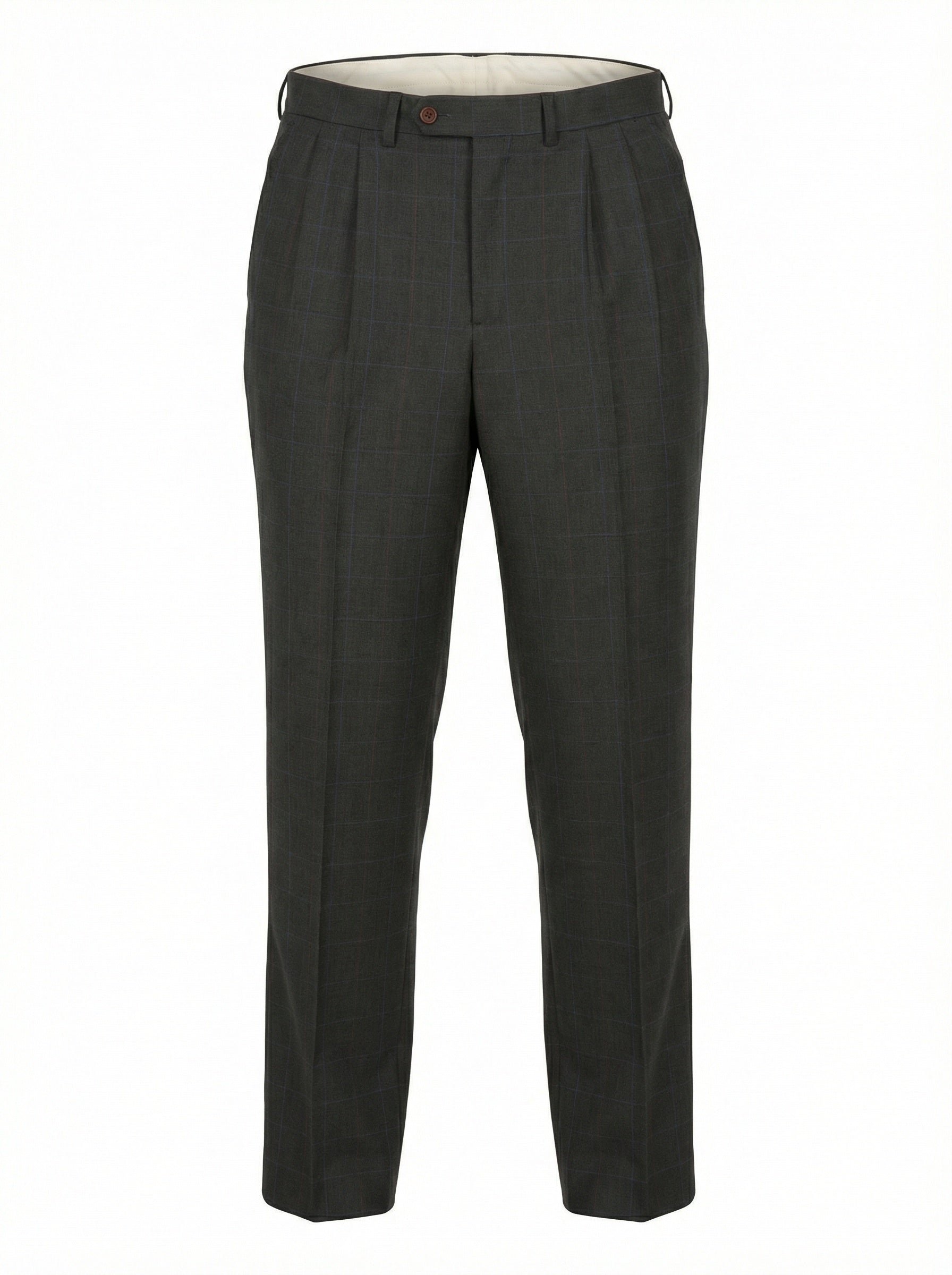 CANTARELLI Esquire for Sir Wilson Torino Gray Prince of Wales Wool Suit