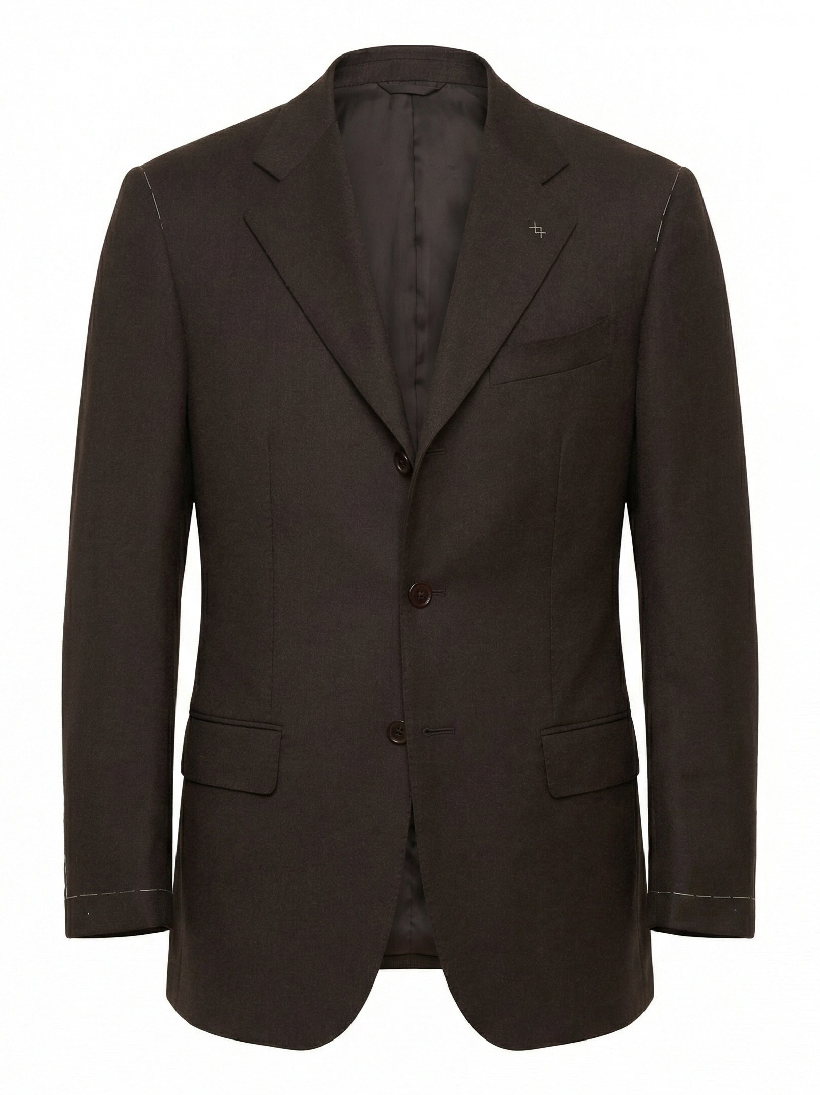 Sir Wilson Torino Diplomat Brown Virgin Cerruti Wool Suit