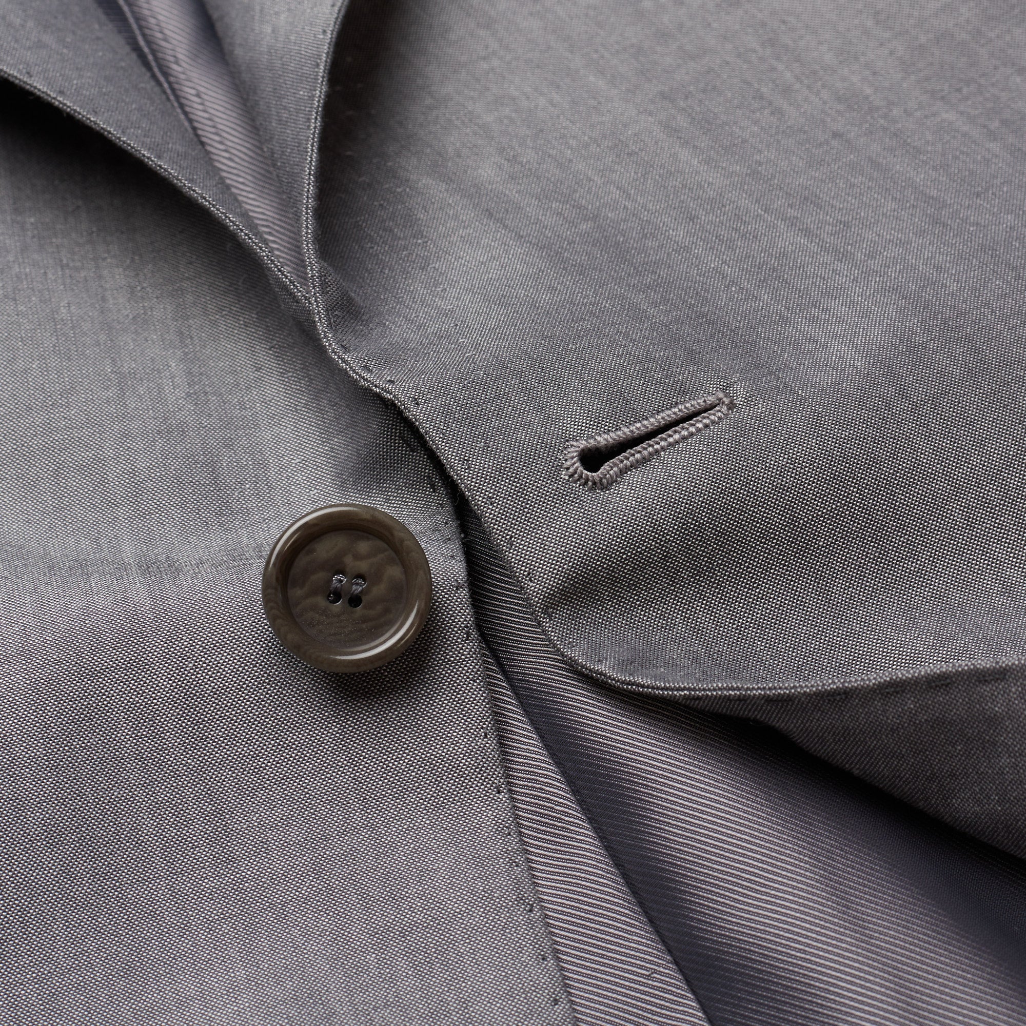 CESARE ATTOLINI Handmade Gray Cotton-Wool Super 120's Peak Lapel Suit NEW CESARE ATTOLINI