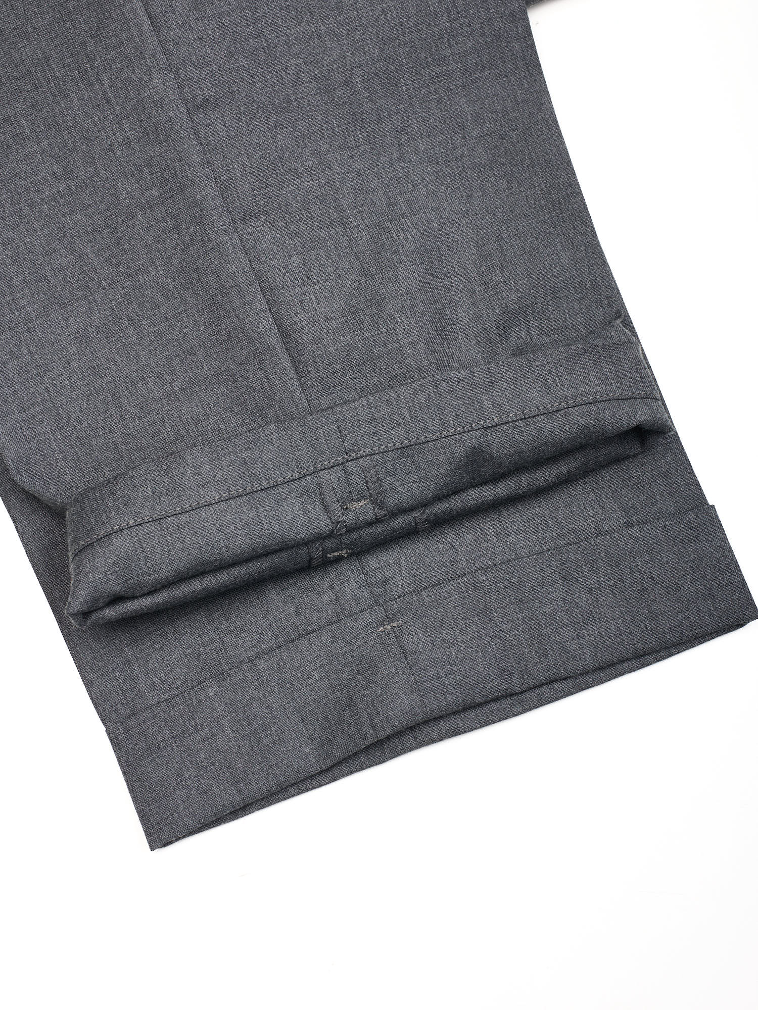 CESARE ATTOLINI Napoli Handmade Charcoal Gray Wool Suit EU 54 US 44