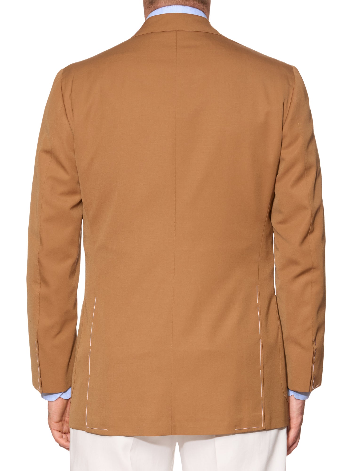 CESARE ATTOLINI Napoli Caramel Wool Super 150's Blazer Jacket NEW