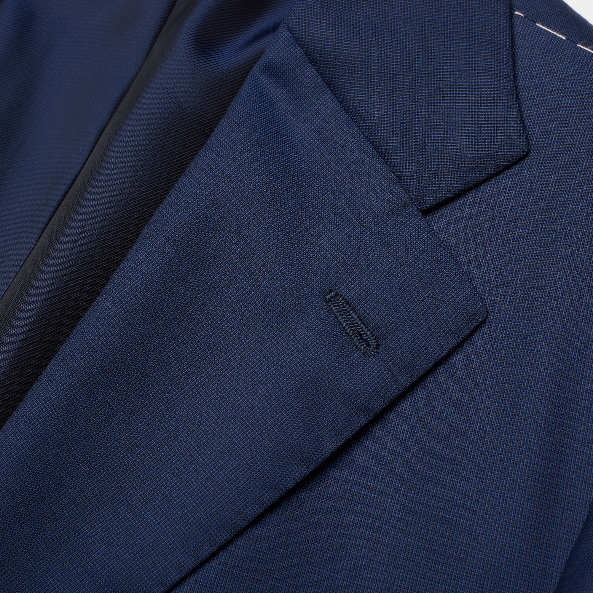 CESARE ATTOLINI Handmade Blue Nailhead Wool-Cashmere Suit 48 NEW US 38 CESARE ATTOLINI