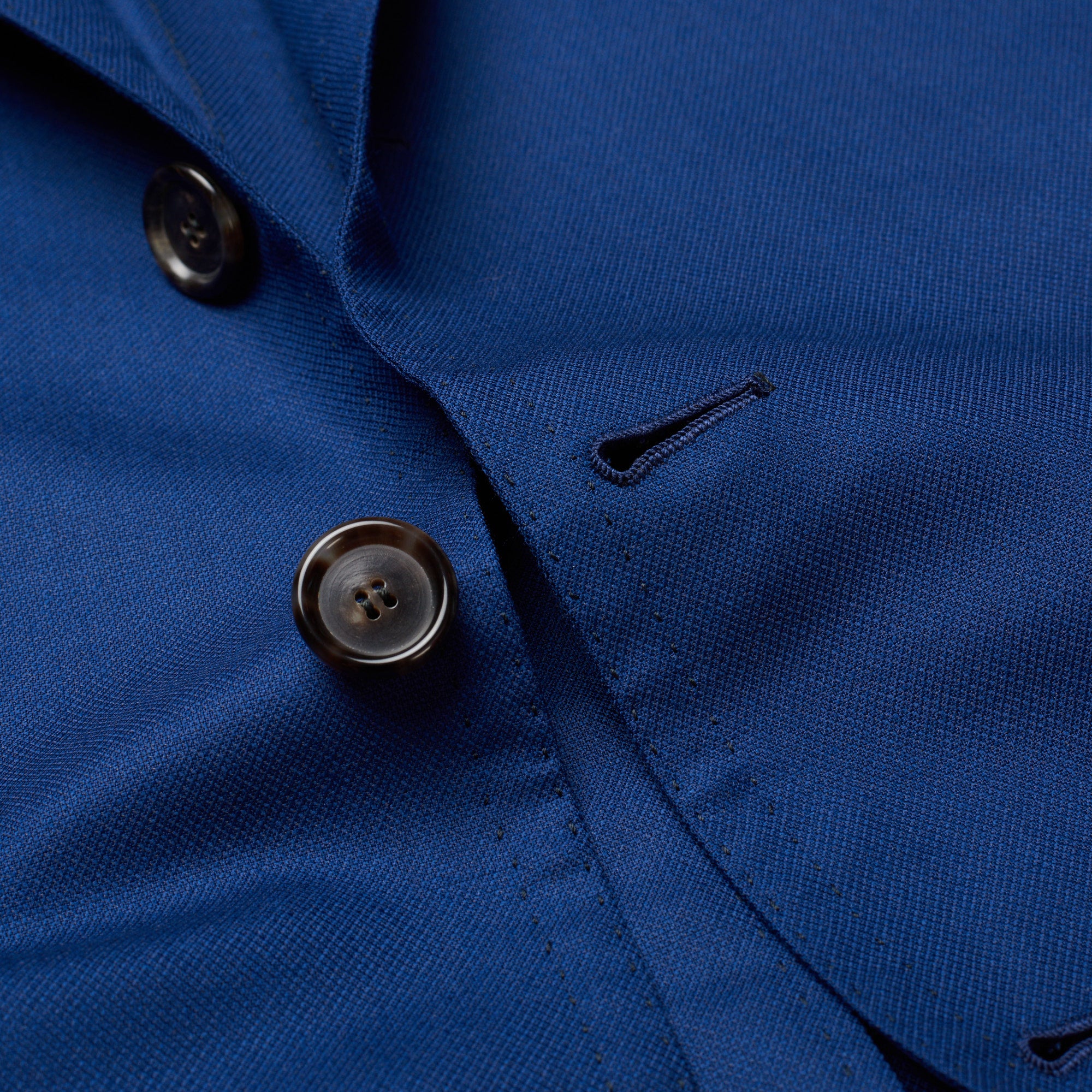 CESARE ATTOLINI Handmade Blue Silk-Wool Super 170's Jacket EU 48 NEW US 38 CESARE ATTOLINI