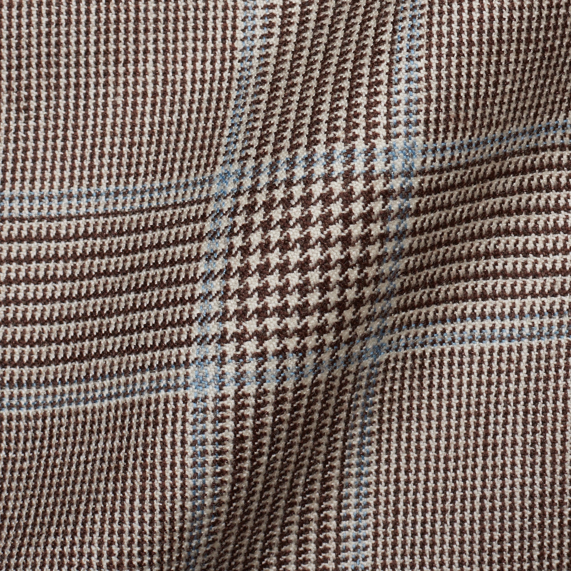 CESARE ATTOLINI Napoli Handmade Brown Plaid Cashmere-Silk Jacket EU 52 US 42 CESARE ATTOLINI
