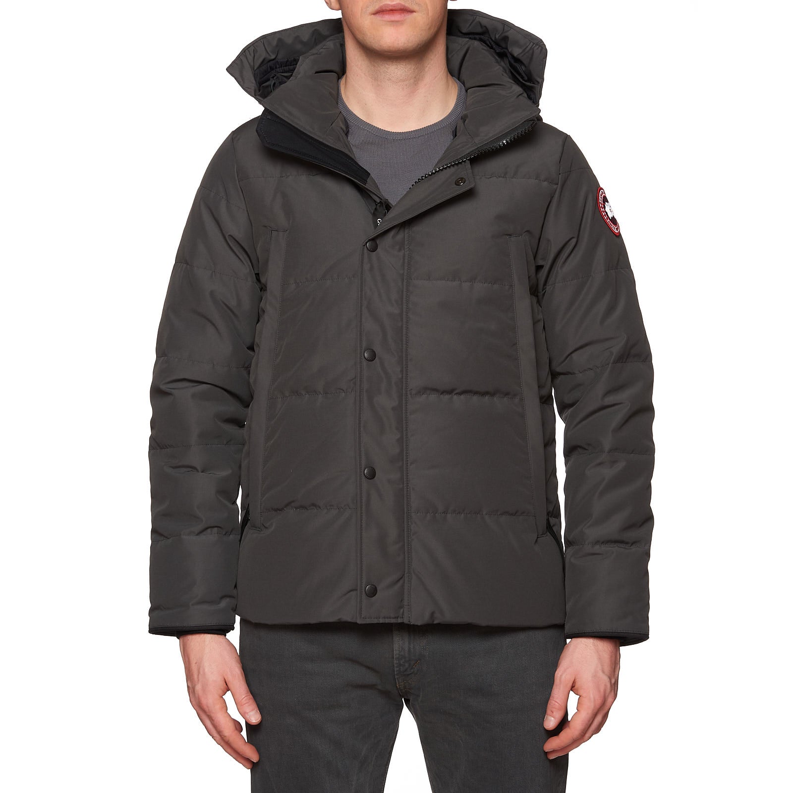 CANADA GOOSE Wyndham Parka 2048M 66 Graphite Down Jacket Coat CANADA GOOSE