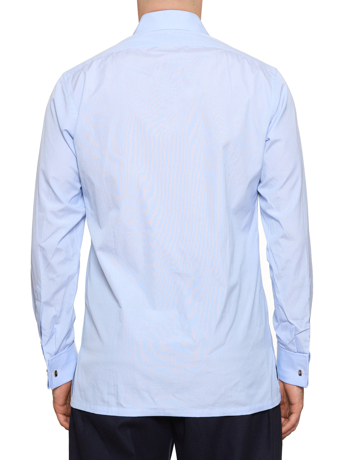 CHARVET Paris Light Blue Cotton MTM Dress Shirt NEW