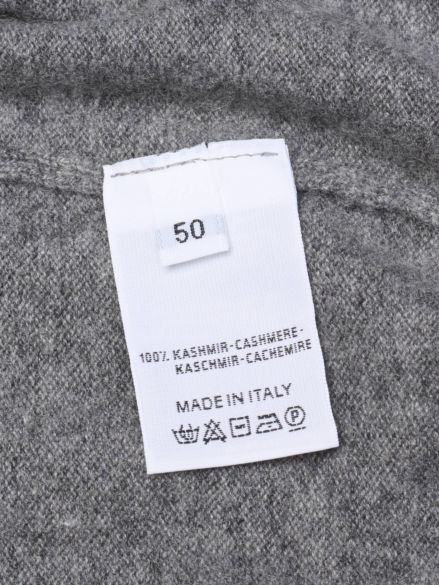 CRUCIANI Gray Cashmere Knit Sleeveless Cardigan Sweater Vest EU 50 NEW US M