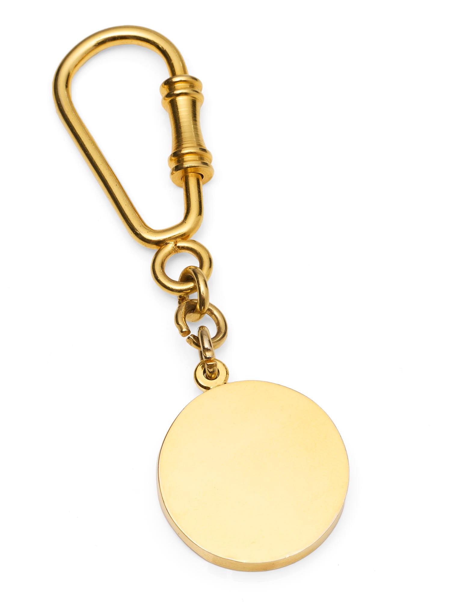 DAKS London Gold Vintage Keyring Key Holder Original Box