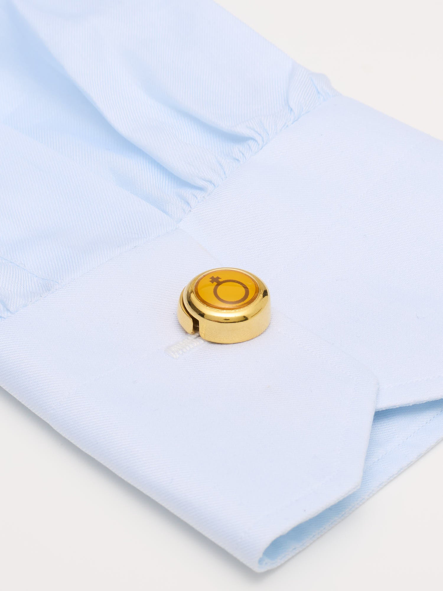 GEORGE MACKAY "Crown" Gold Formal Shirt Button Covers NOS