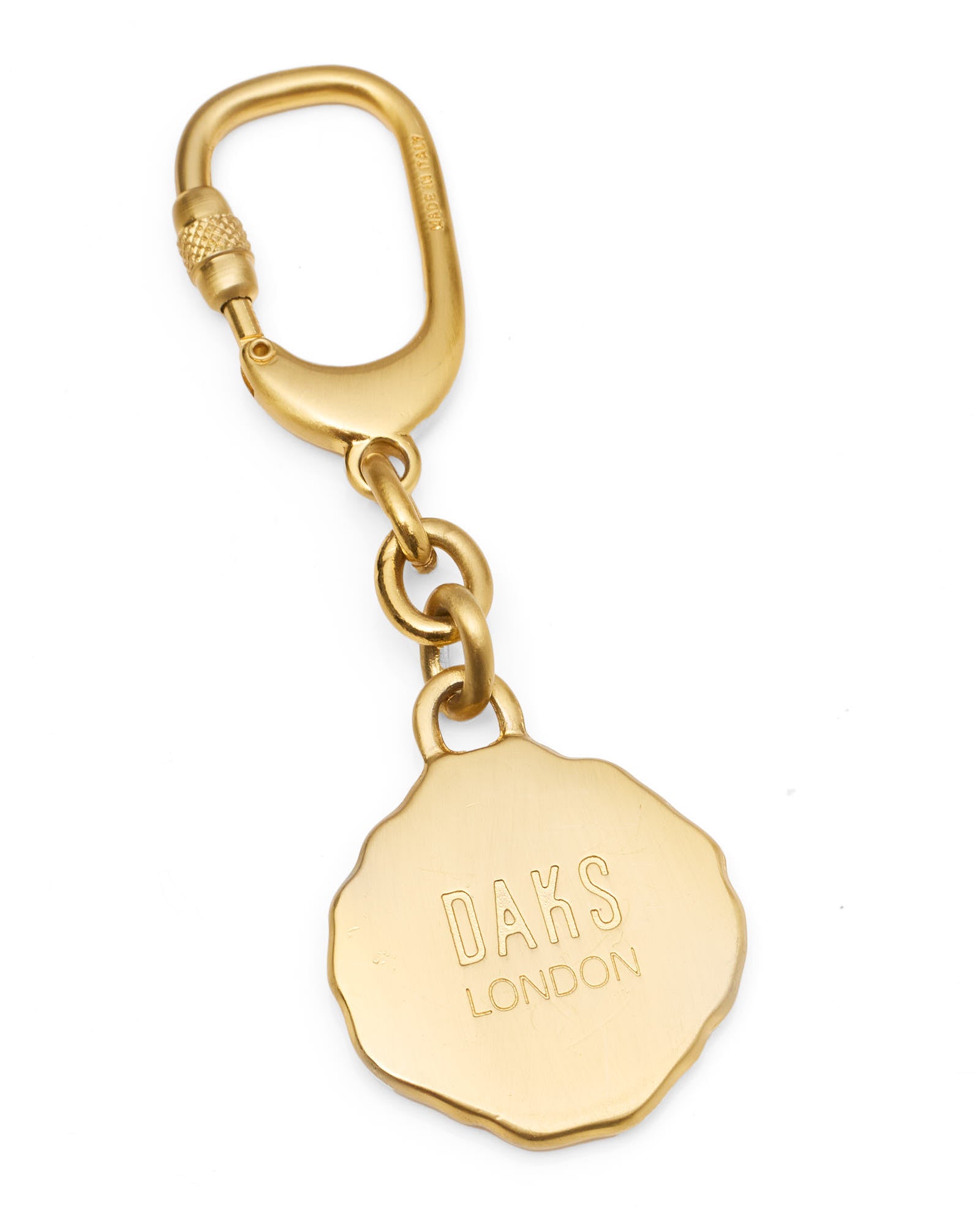 DAKS London Gold "Crest" Vintage Keyrings In The Original Box