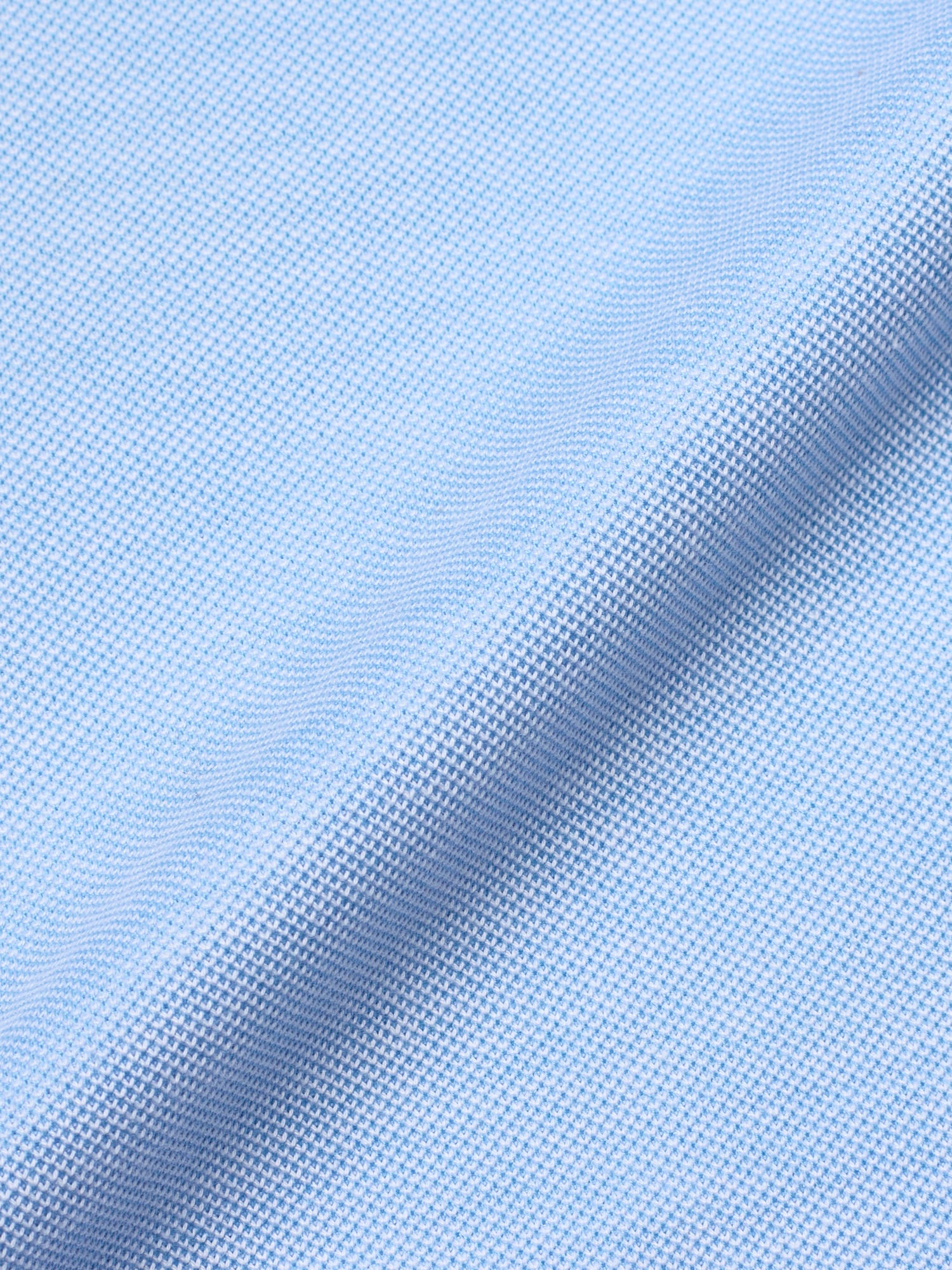 DALMINE 1952 Light Blue Giza Cotton Short Sleeve Polo Shirt