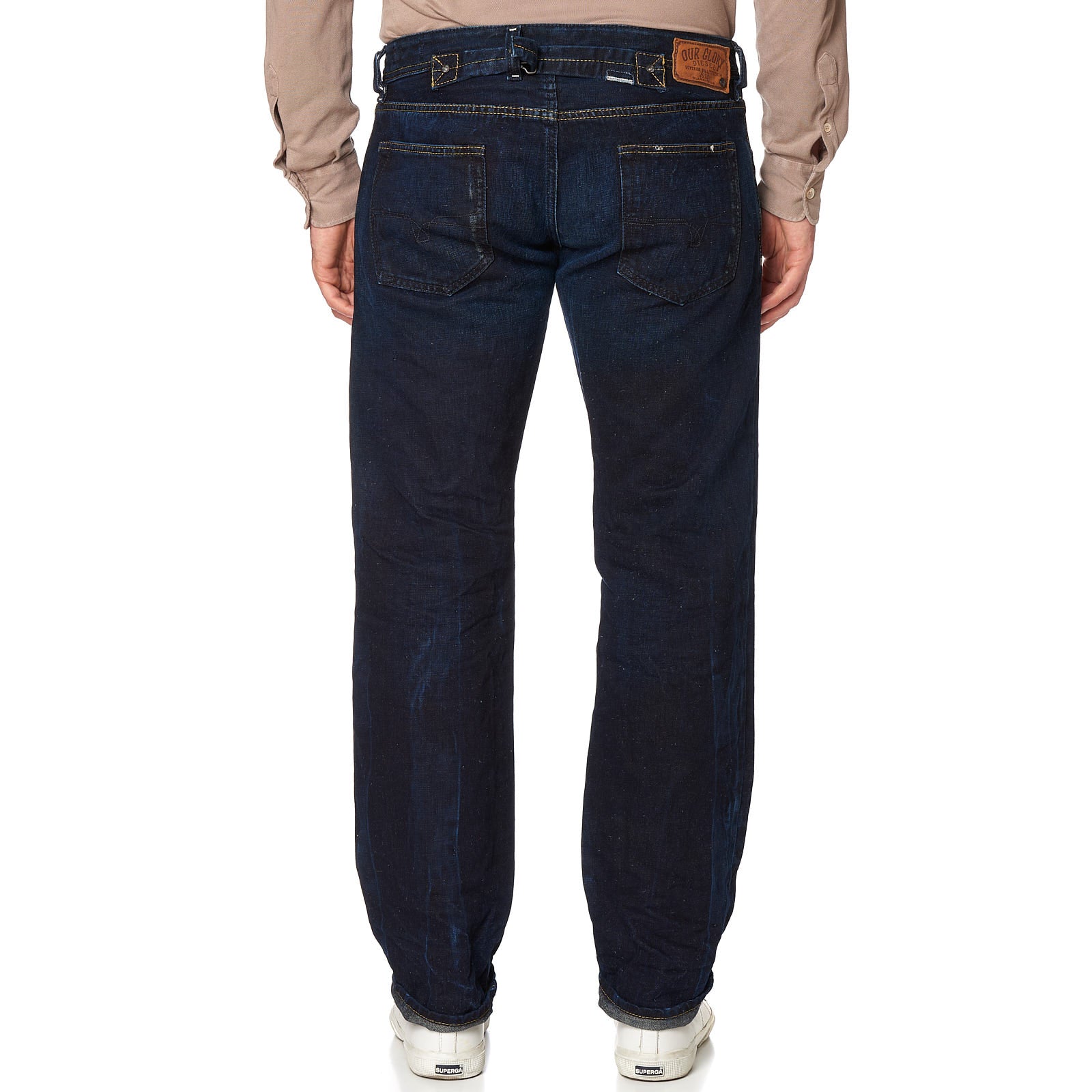 DIESEL "Our Glory" Gold Digger 0888M Blue-Hemp Selvedge Jeans NEW W33 L32 DIESEL