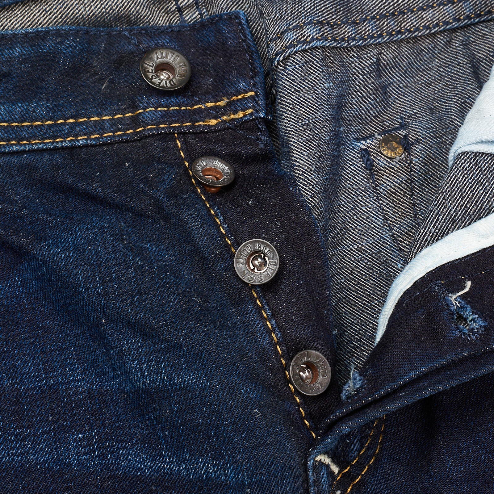 DIESEL "Our Glory" Gold Digger 0888M Blue-Hemp Selvedge Jeans NEW W33 L32 DIESEL