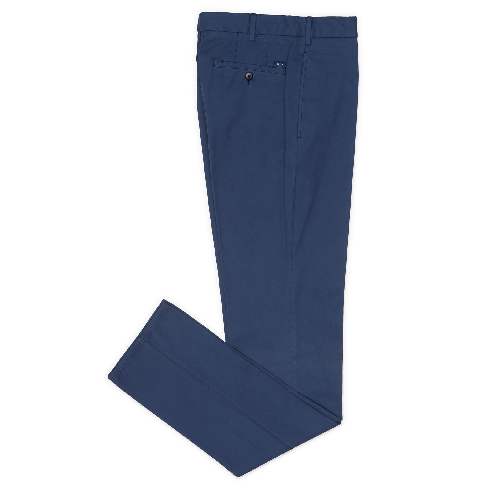 DOPPIO RITORTO "COVER" Blue Cotton Dress Pants EU 46 NEW US 30