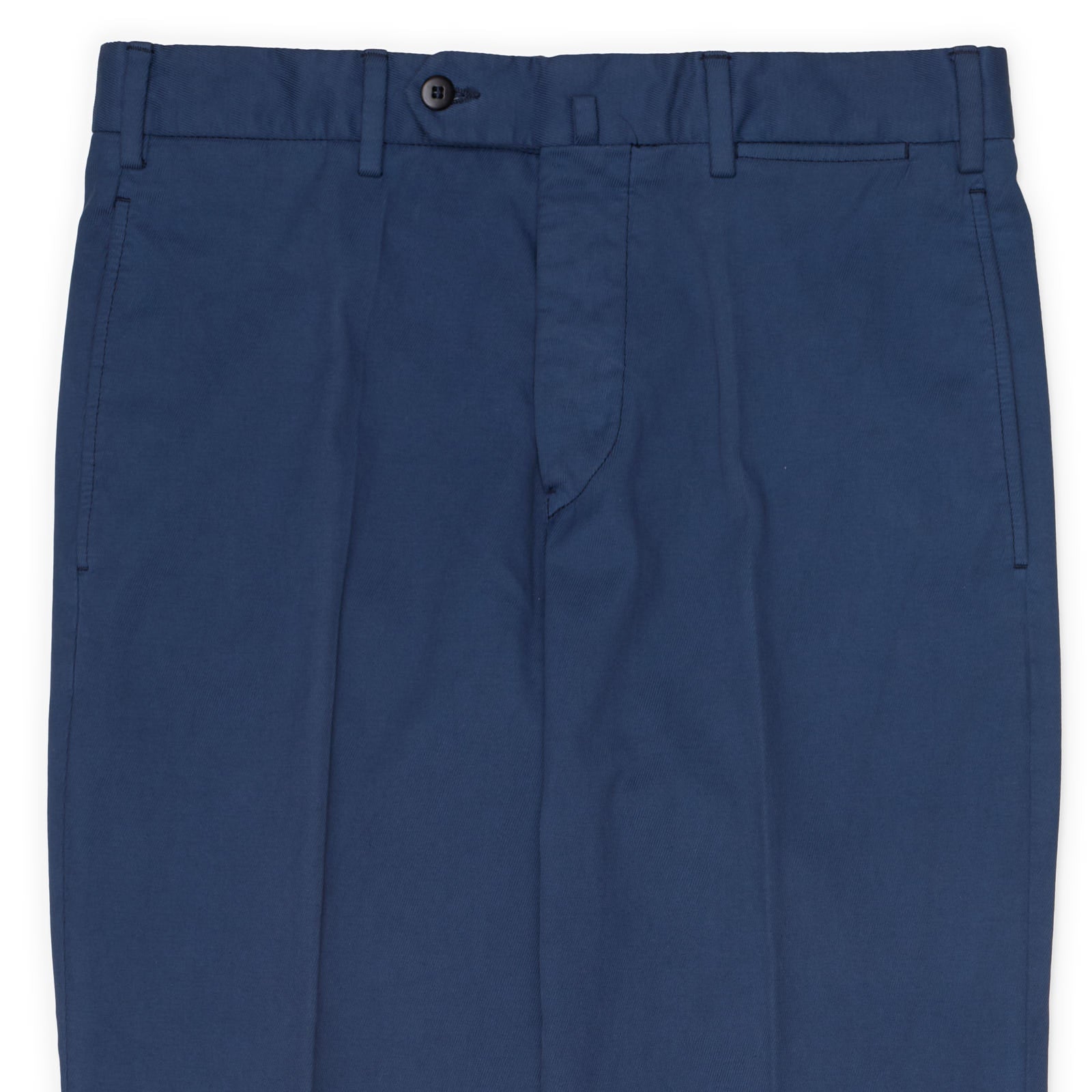 DOPPIO RITORTO "COVER" Blue Cotton Dress Pants EU 46 NEW US 30