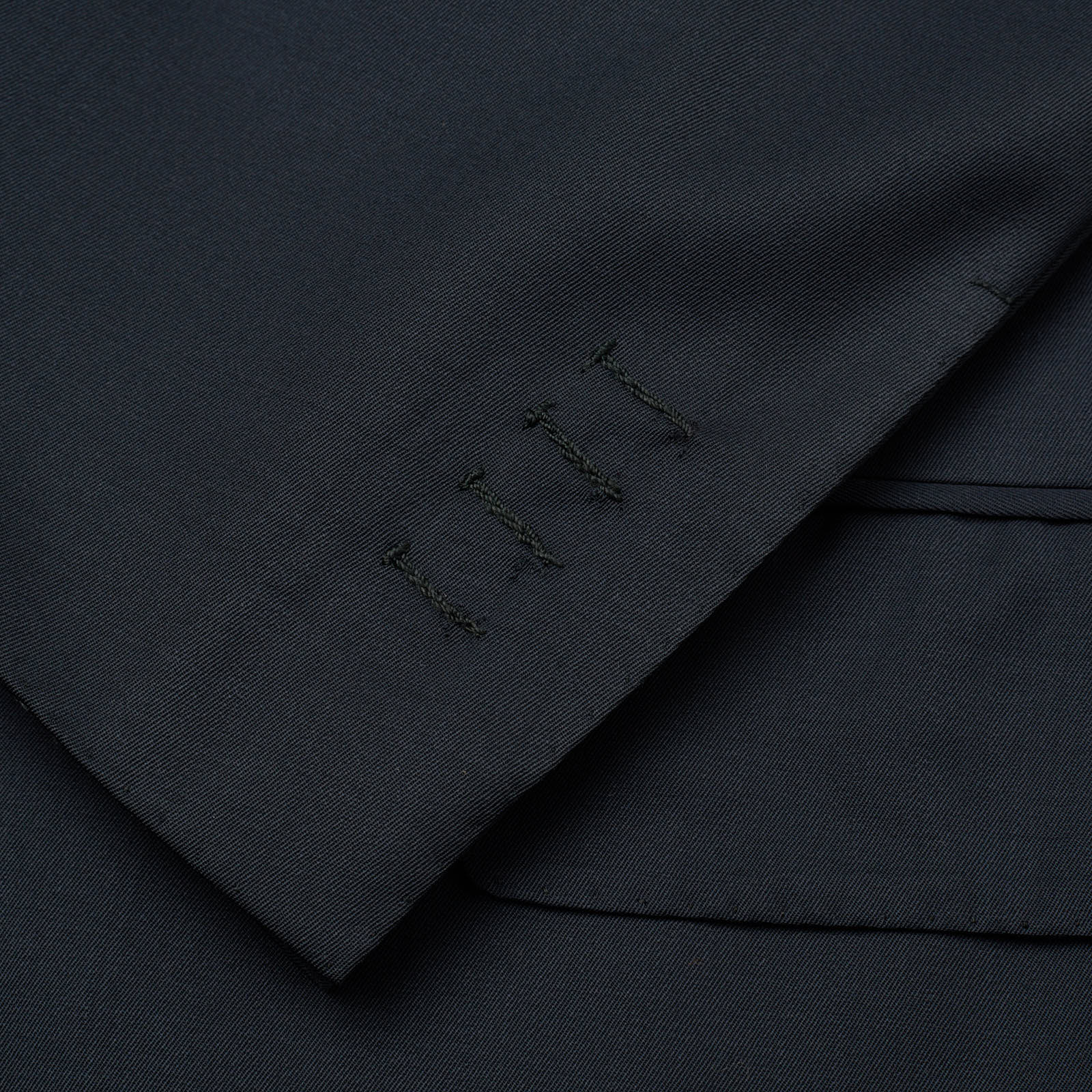 D'AVENZA x VANNUCCI Handmade Navy Blue S 180's DB Jacket Blazer EU 46 NEW US 36