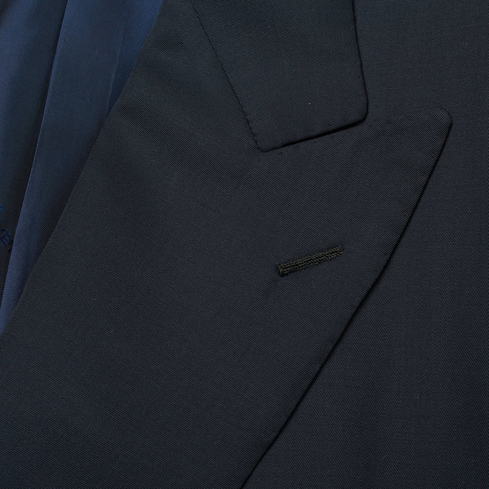 D'AVENZA x VANNUCCI Handmade Navy Blue S 180's DB Jacket Blazer EU 46 NEW US 36