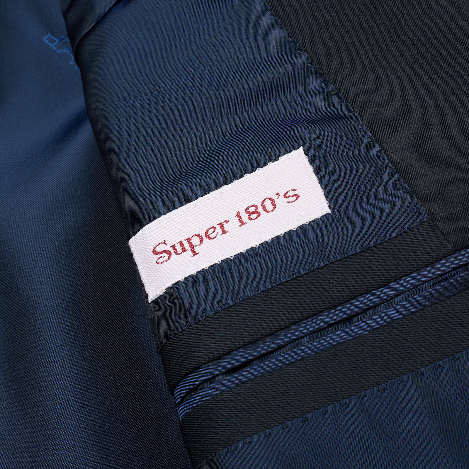 D'AVENZA x VANNUCCI Handmade Navy Blue S 180's DB Jacket Blazer EU 46 NEW US 36