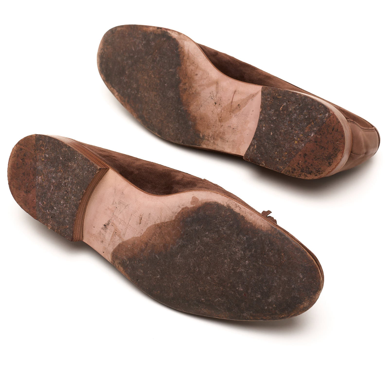 EDWARD GREEN Brown Suede Tassel Loafer Shoes UK 8.5 US 9 E