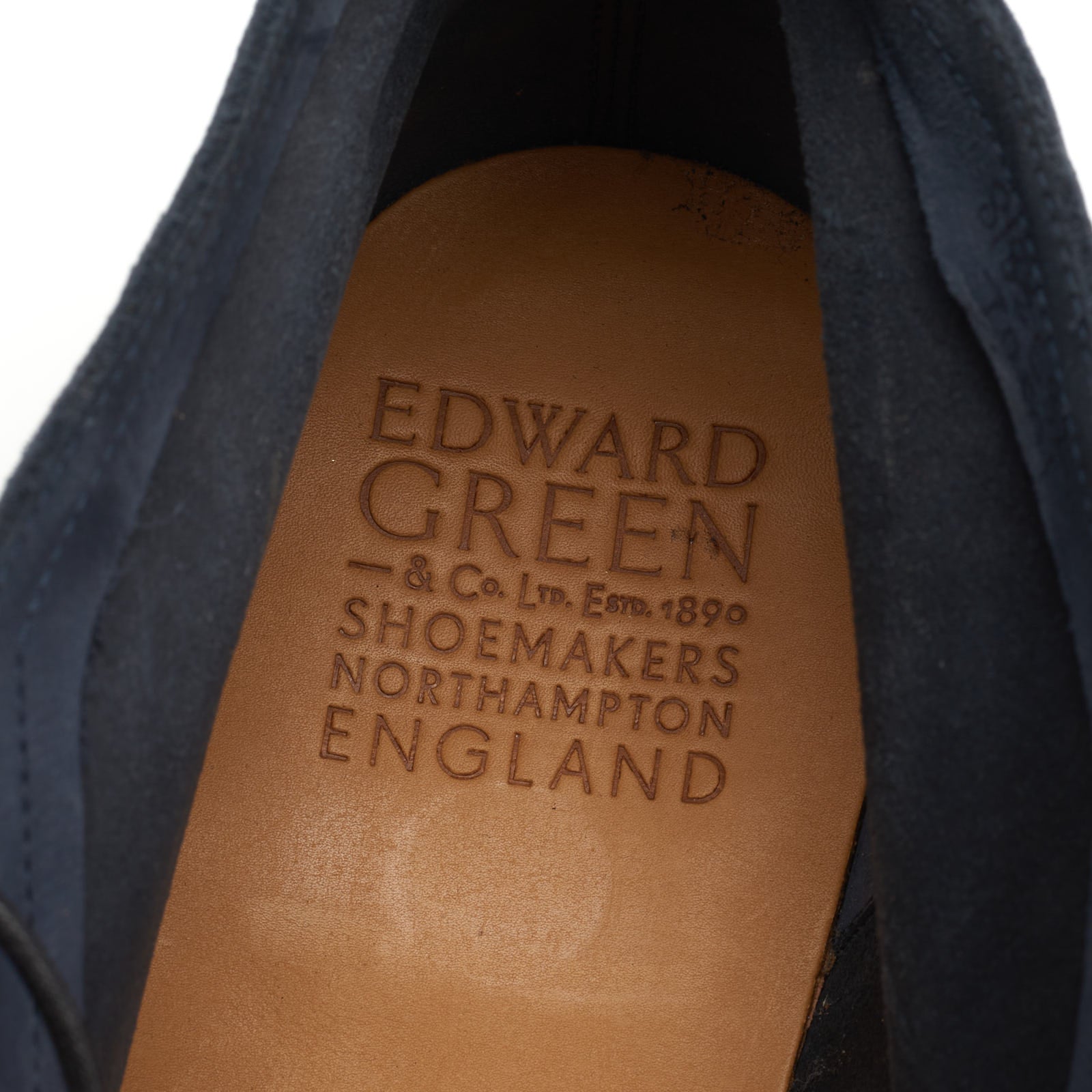 EDWARD GREEN Shanklin Last 202 Blue Suede Unlined Chukka Boots UK 8 US 8.5 NEW EDWARD GREEN
