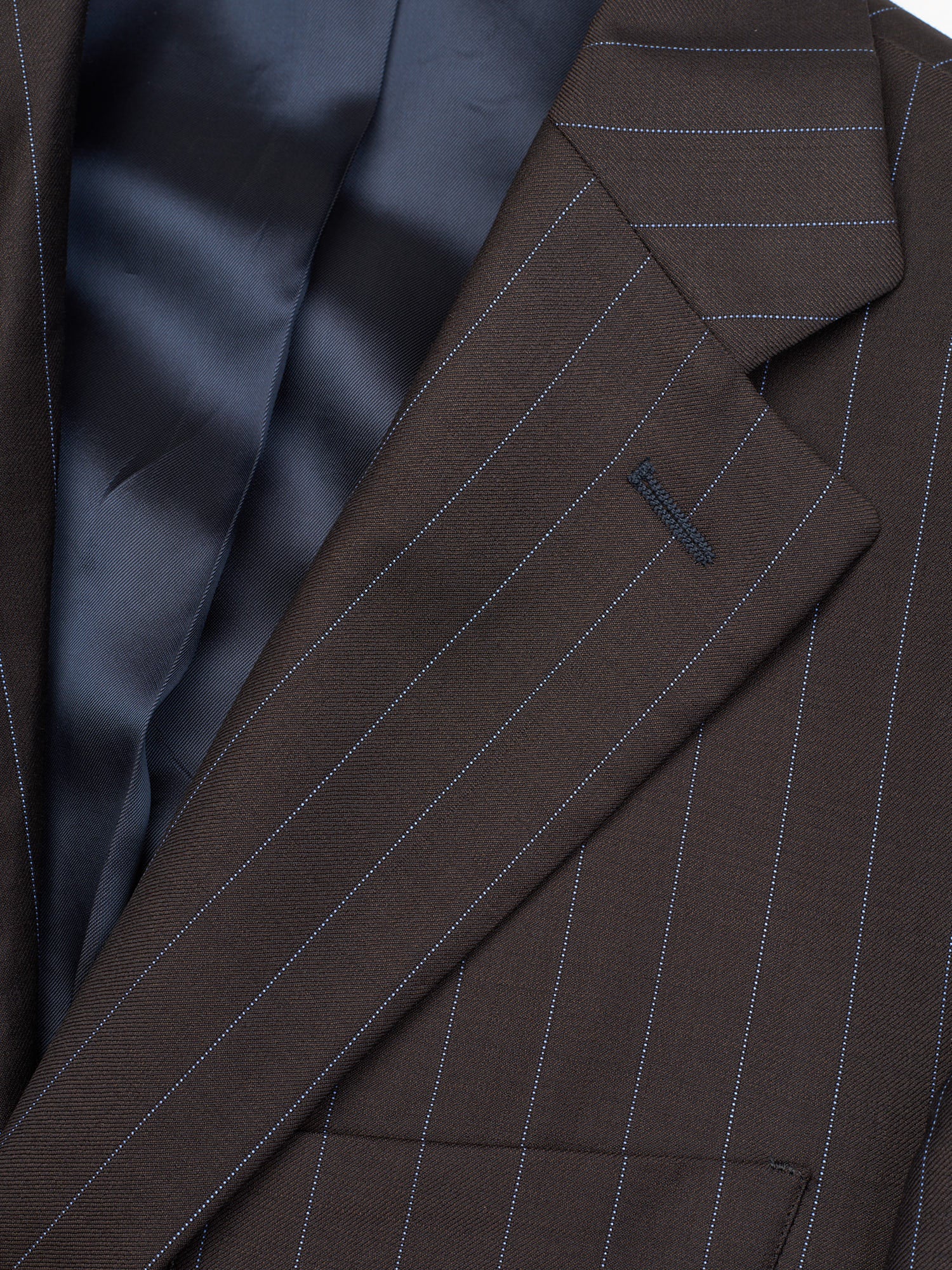 Sir Wilson Torino ERMENEGILDO ZEGNA Trofeo Dark Blue Pinstripe Wool Suit