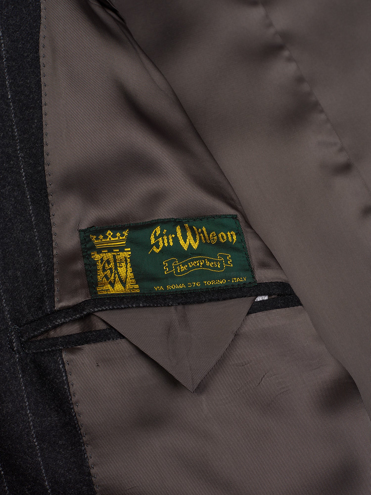 Castangia for Sir Wilson ERMENEGILDO ZEGNA Trofeo Gray Virgin Wool Suit