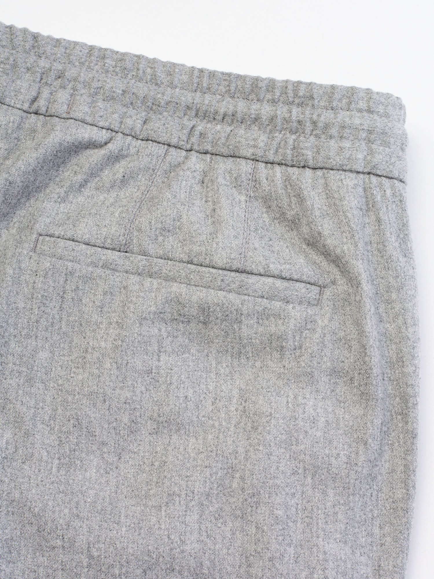 ERMENEGILDO ZEGNA Gray Wool-Cashmere-Silk 14MilMil Drawstring Super 200's