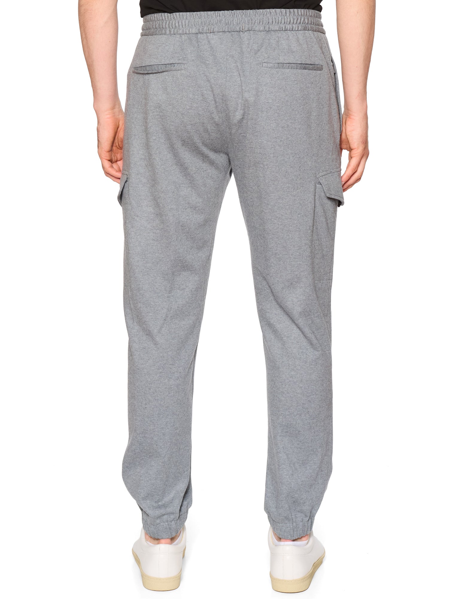 ERMENEGILDO ZEGNA Jerseywear Gray Wool Cargo Sweatpants EU 52 NEW US 36