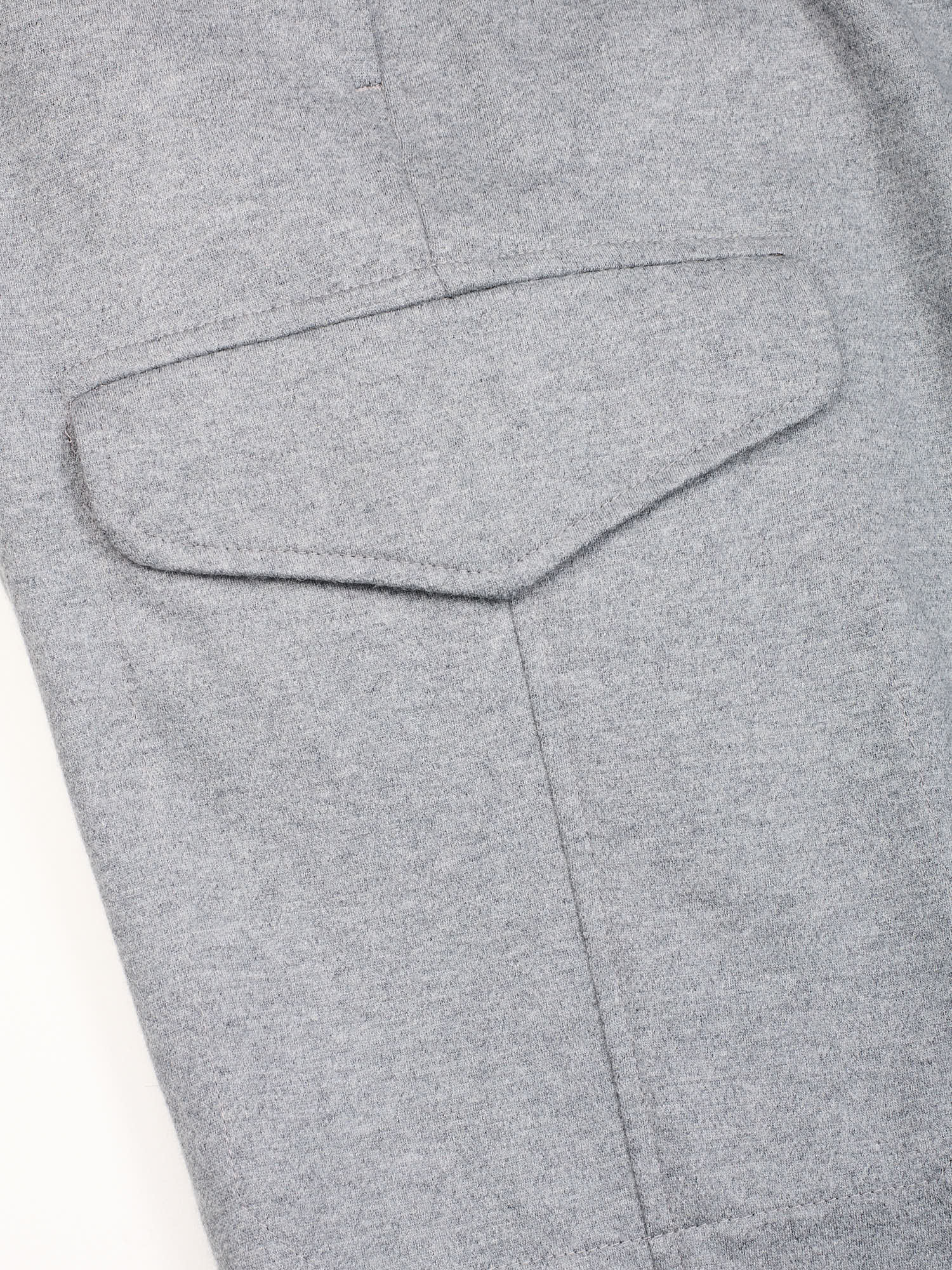 ERMENEGILDO ZEGNA Jerseywear Gray Wool Cargo Sweatpants EU 52 NEW US 36