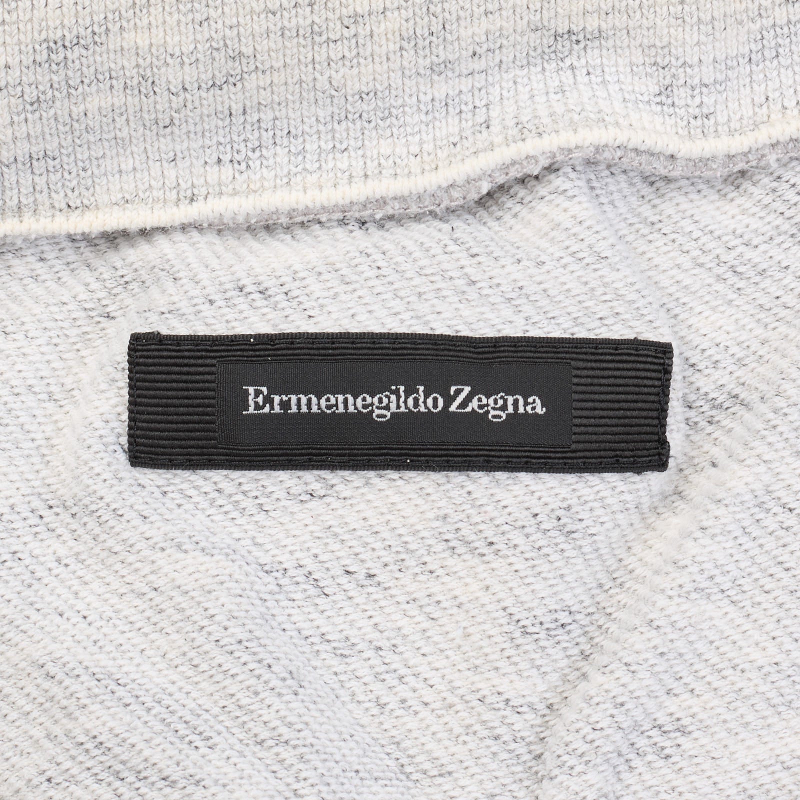 Ermenegildo Zegna Tapered Embroidered Mélange Loopback Cotton-Jersey Sweatpants
