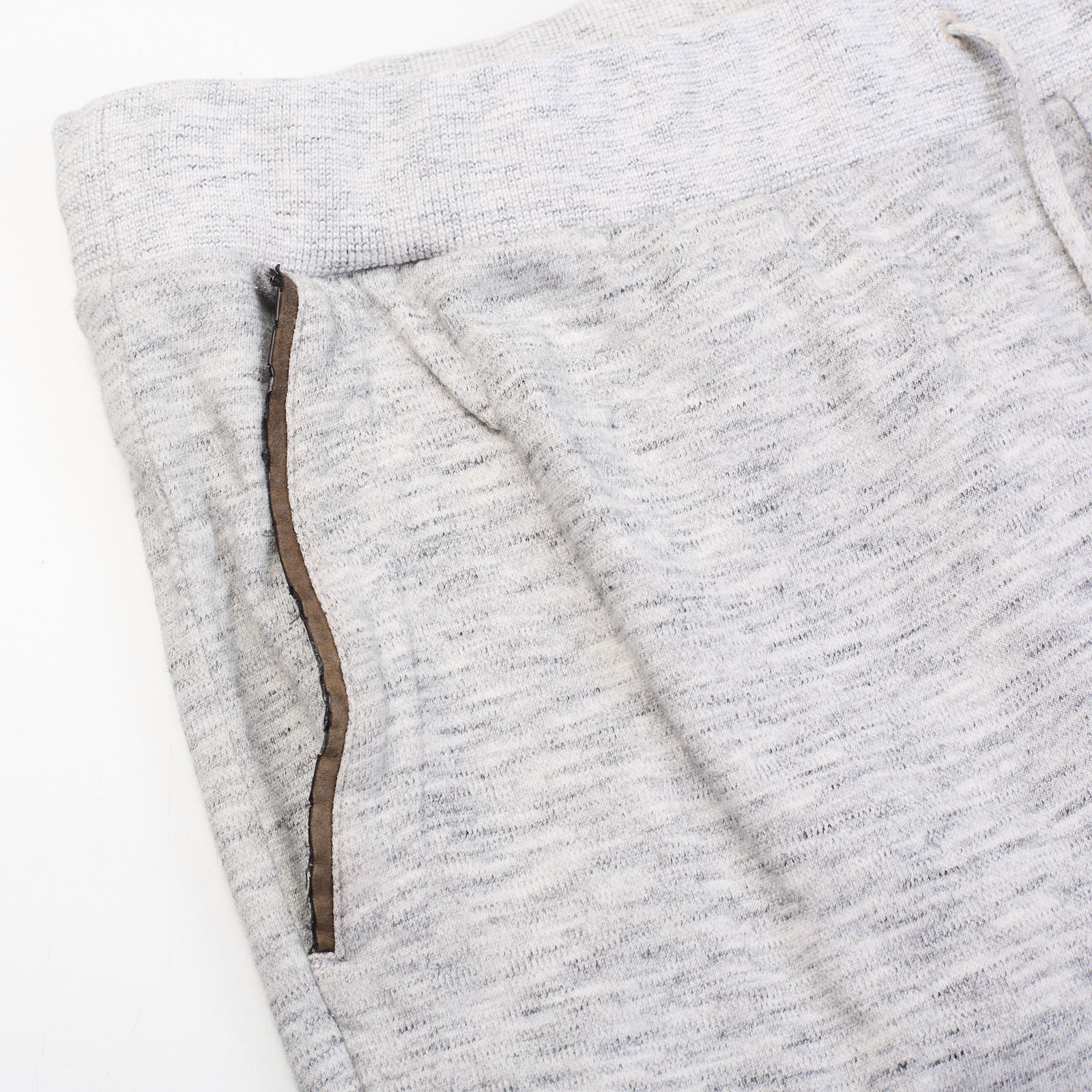 Ermenegildo Zegna Tapered Embroidered Mélange Loopback Cotton-Jersey Sweatpants