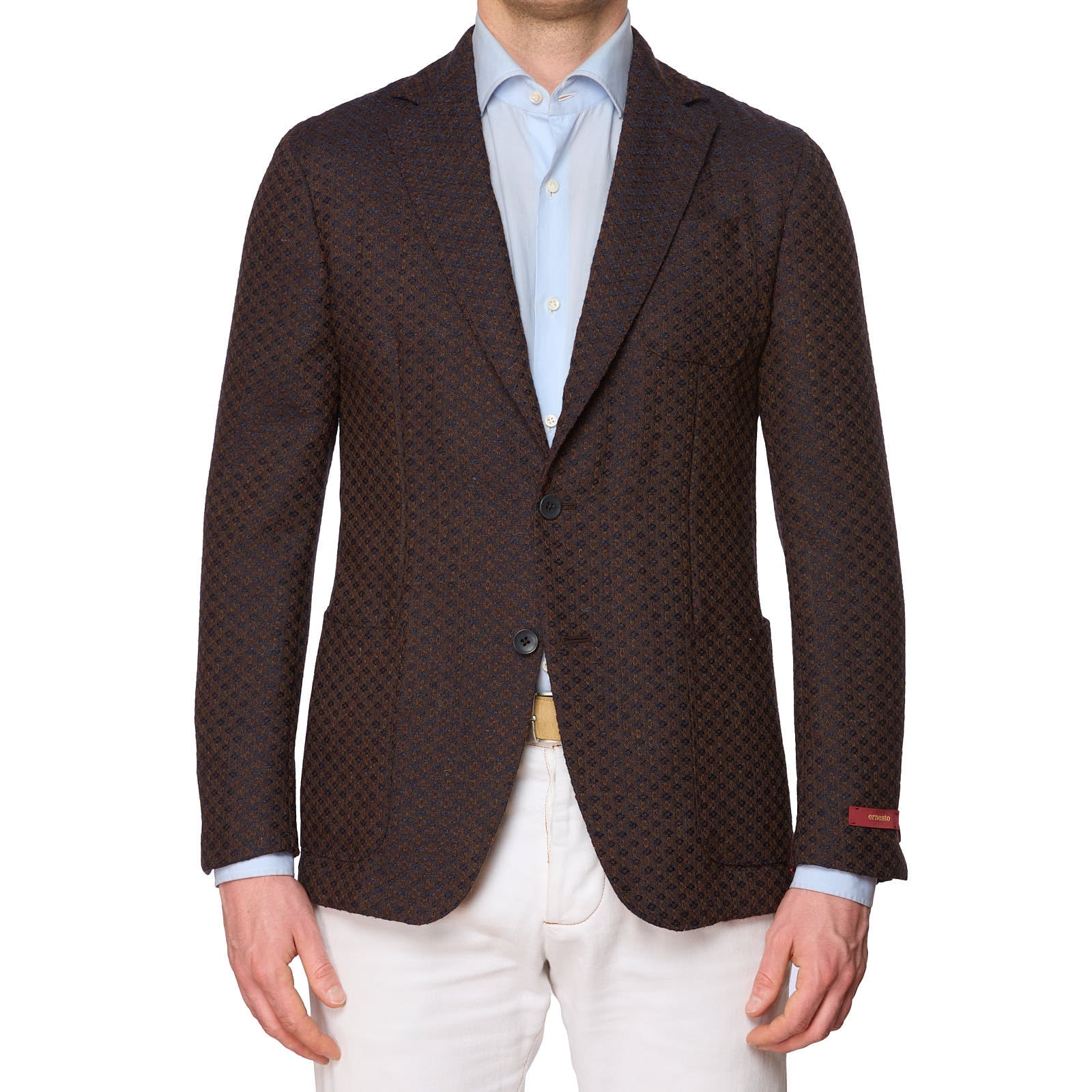 ERNESTO Parma by Gianfranco Bommezzadri Wool-Mohair Jacket EU 50 US 40 Slim