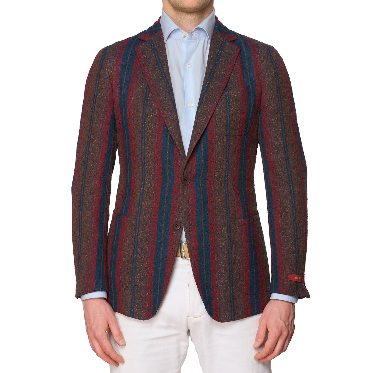 ERNESTO Parma by Gianfranco Bommezzadri Linen Slim Fit Jacket EU 50 NE