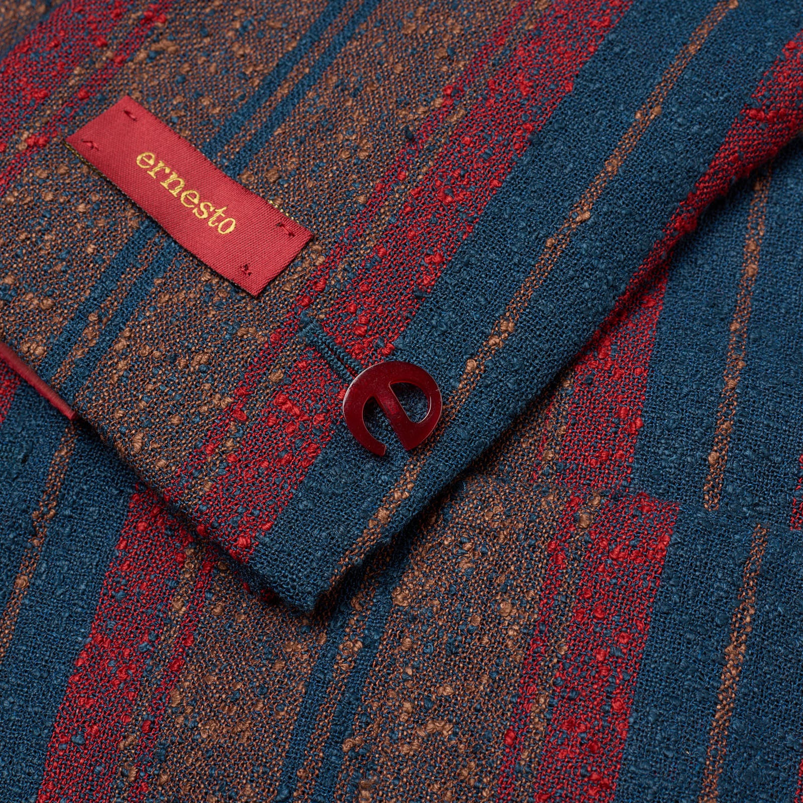 ERNESTO Parma by Gianfranco Bommezzadri Linen Slim Fit Jacket EU 50 NEW US 40