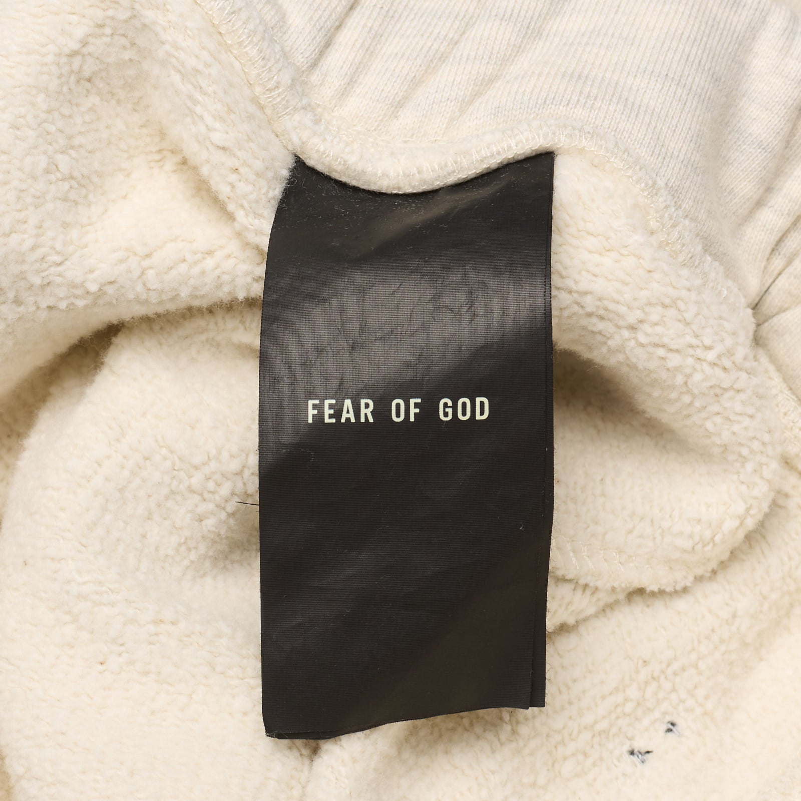 FEAR OF GOD Beige-Gray Cotton Sport Track Pants NEW Size Large