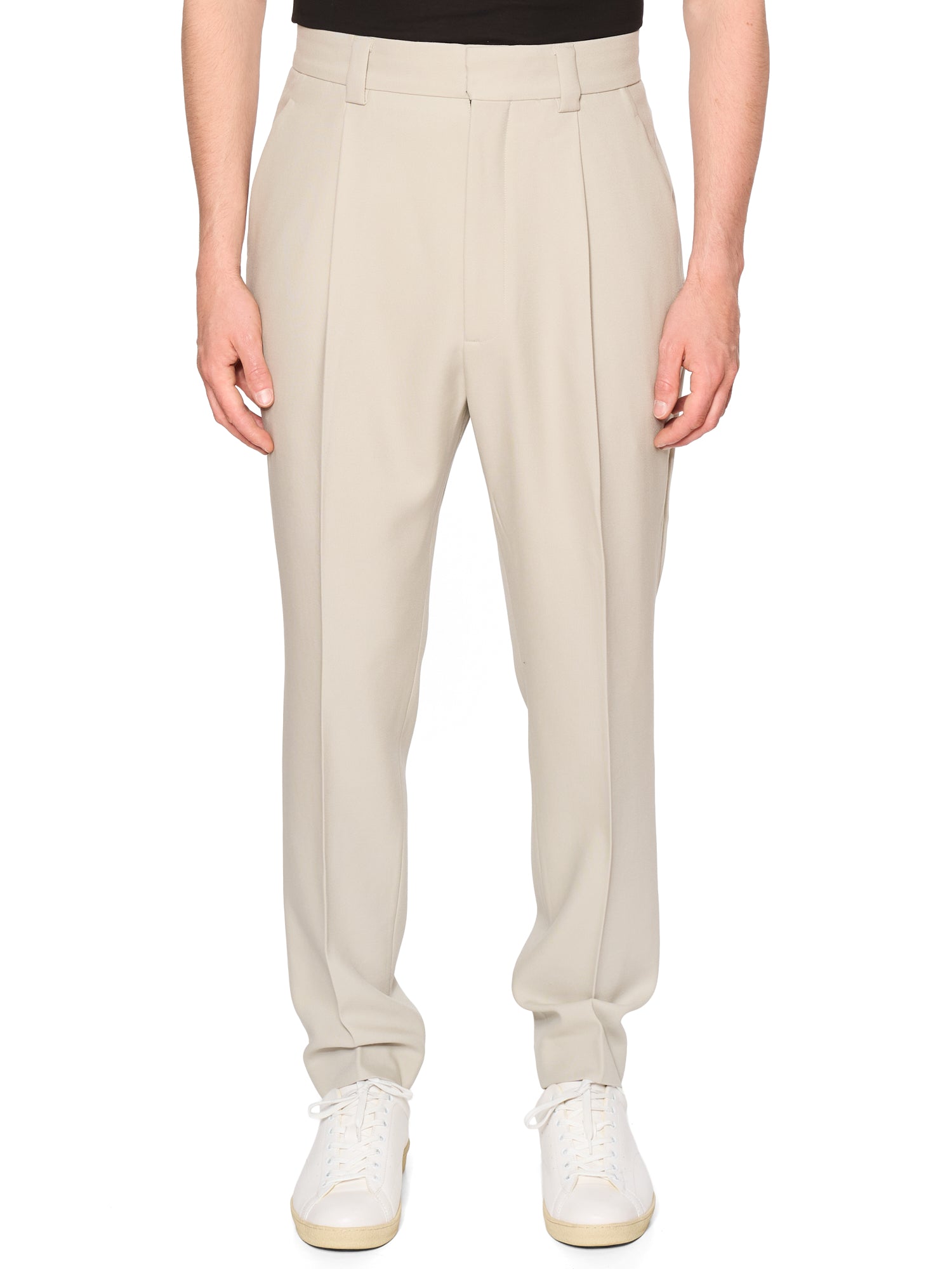 FEAR OF GOD Beige Wool Gabardine Dress Pants Tapered US 36 NEW EU 52