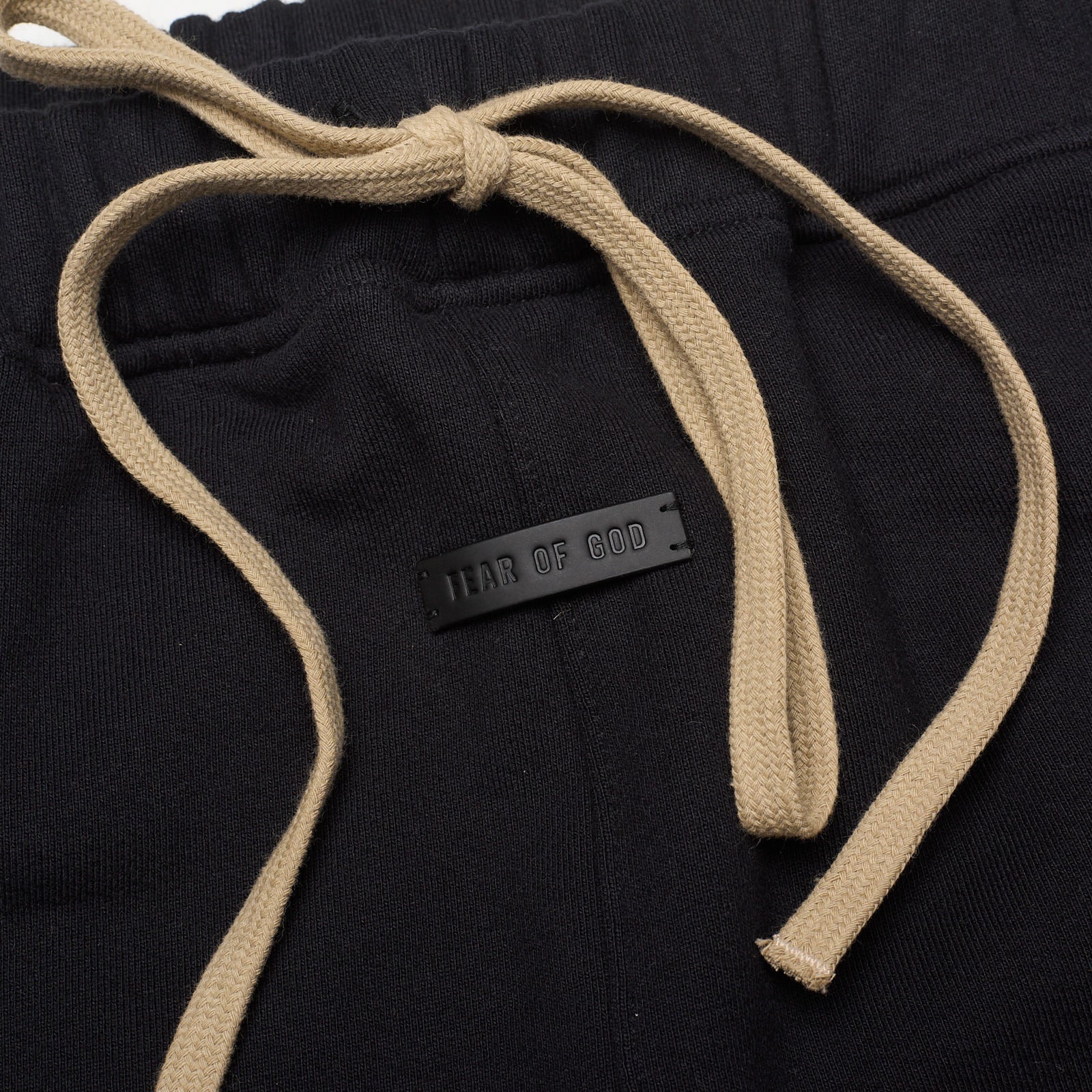 FEAR OF GOD Black Cotton Sport Track Pants NEW Size Large