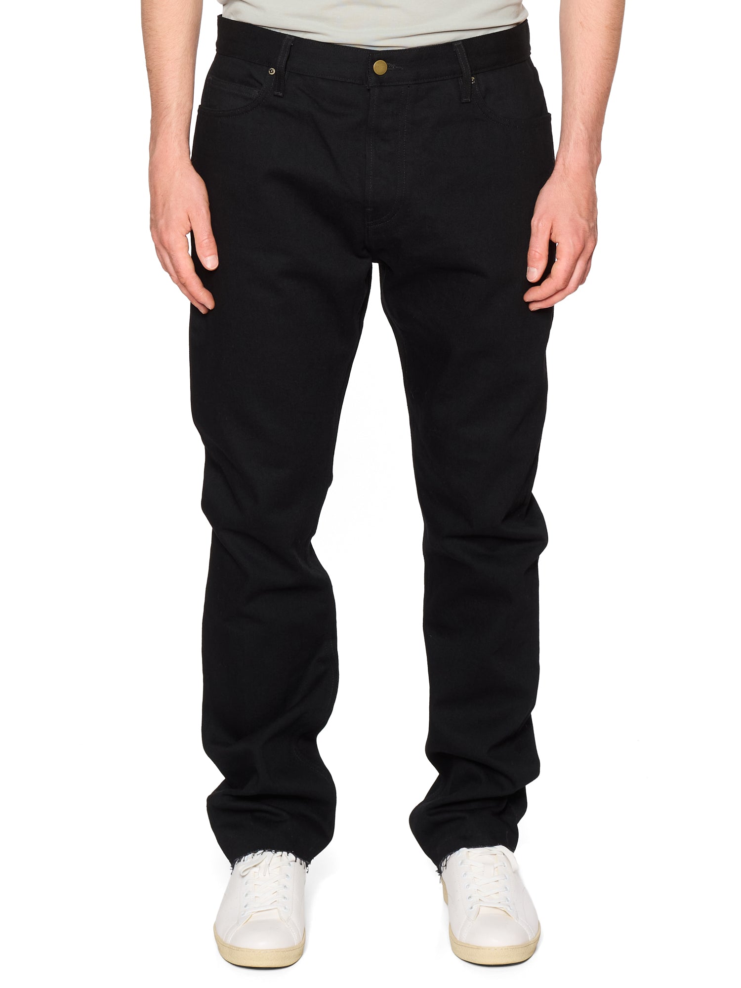 FEAR OF GOD Black Denim Cotton Straight Leg Jeans NEW Size 36 Made in USA