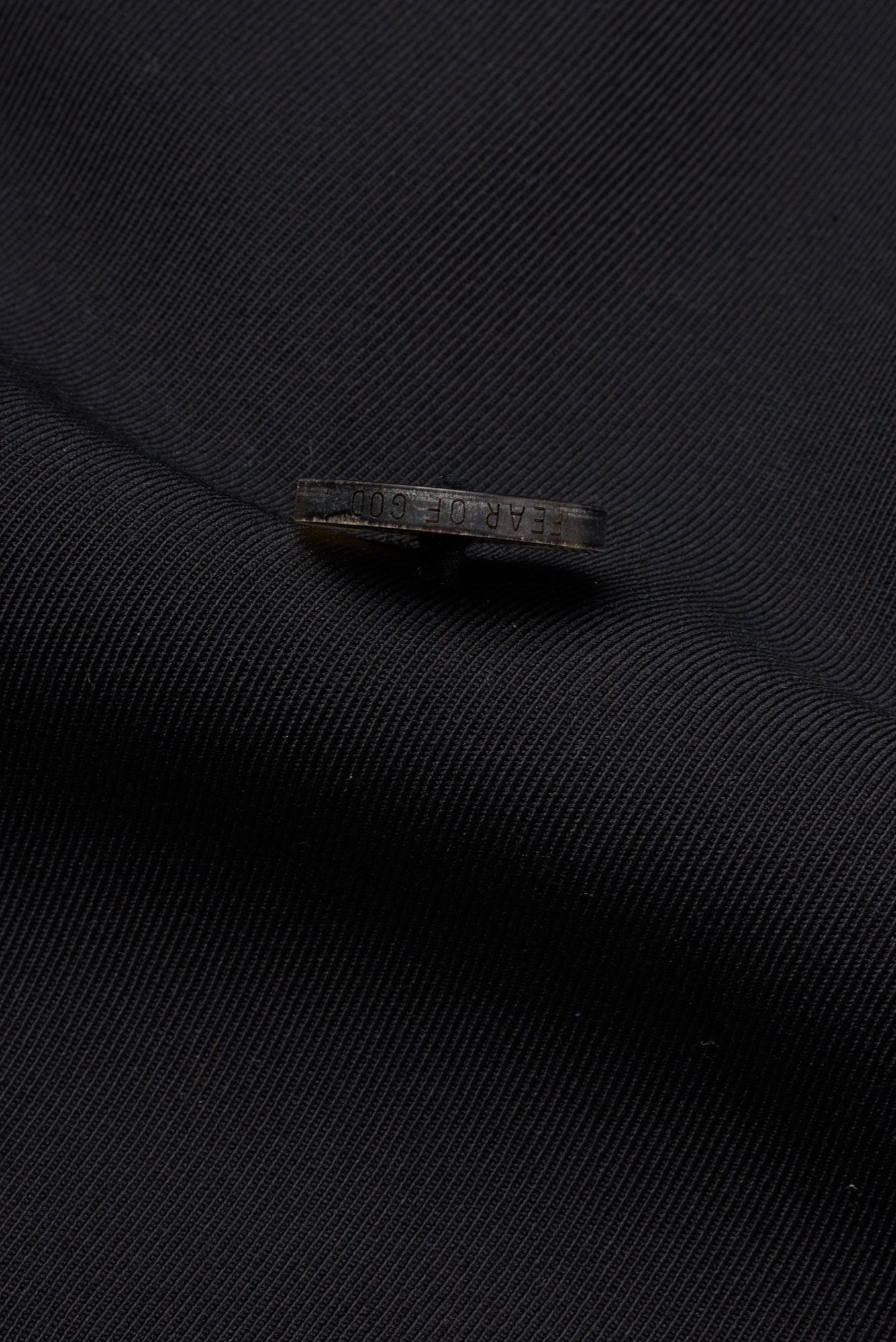 FEAR OF GOD Black Virgin Wool-Cotton DB Suit Jacket EU 50 NEW US 40