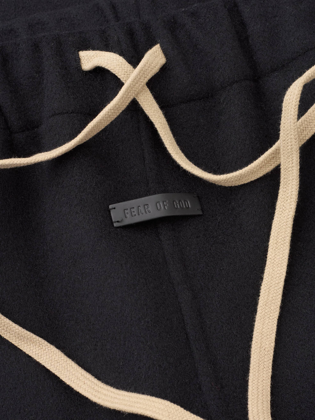 FEAR OF GOD Eternal Black Double Faced Wool-Cashmere Sweatpants