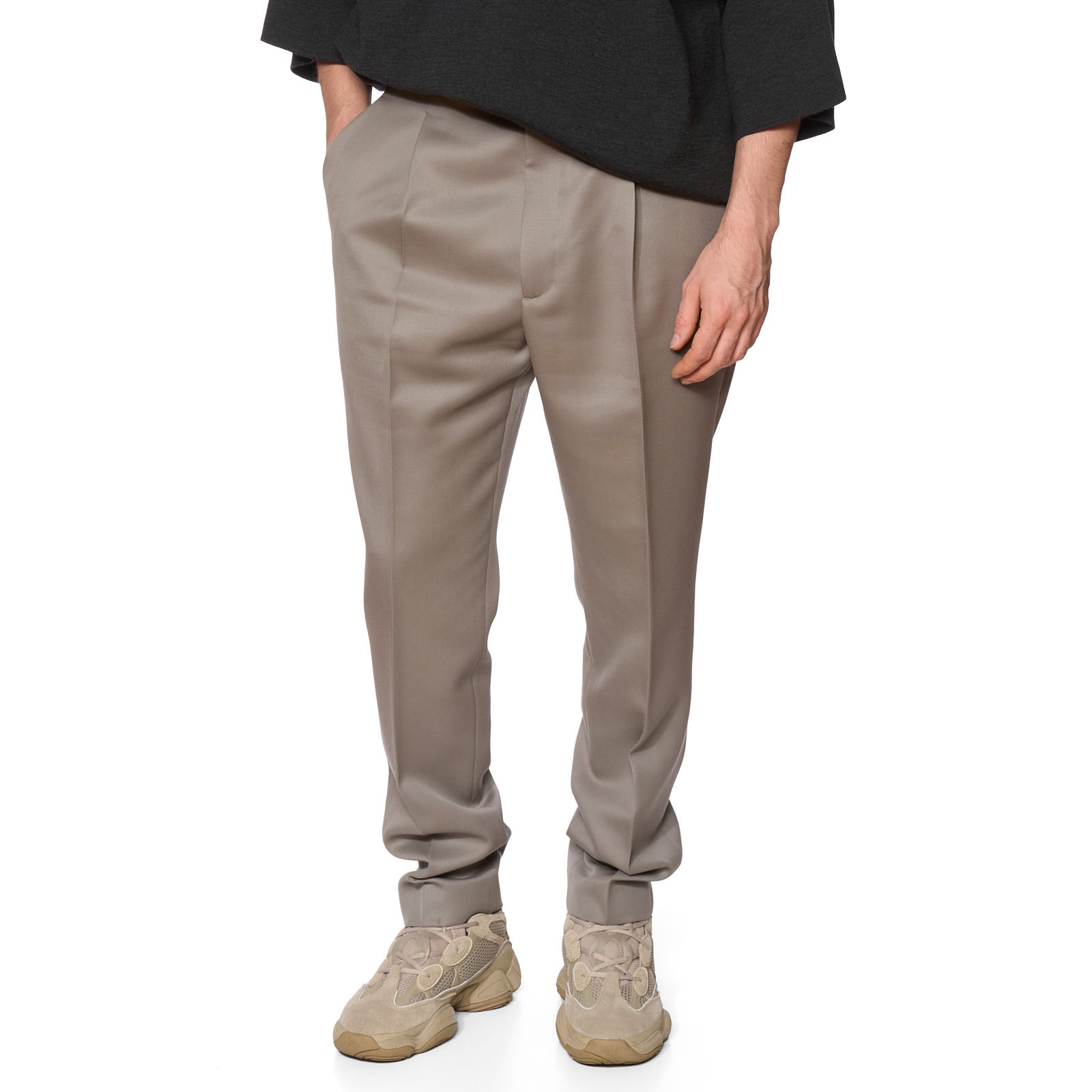 FEAR OF GOD Dusty Concrete Eternal Cav Twill Dress Pants US 36 NEW EU 52