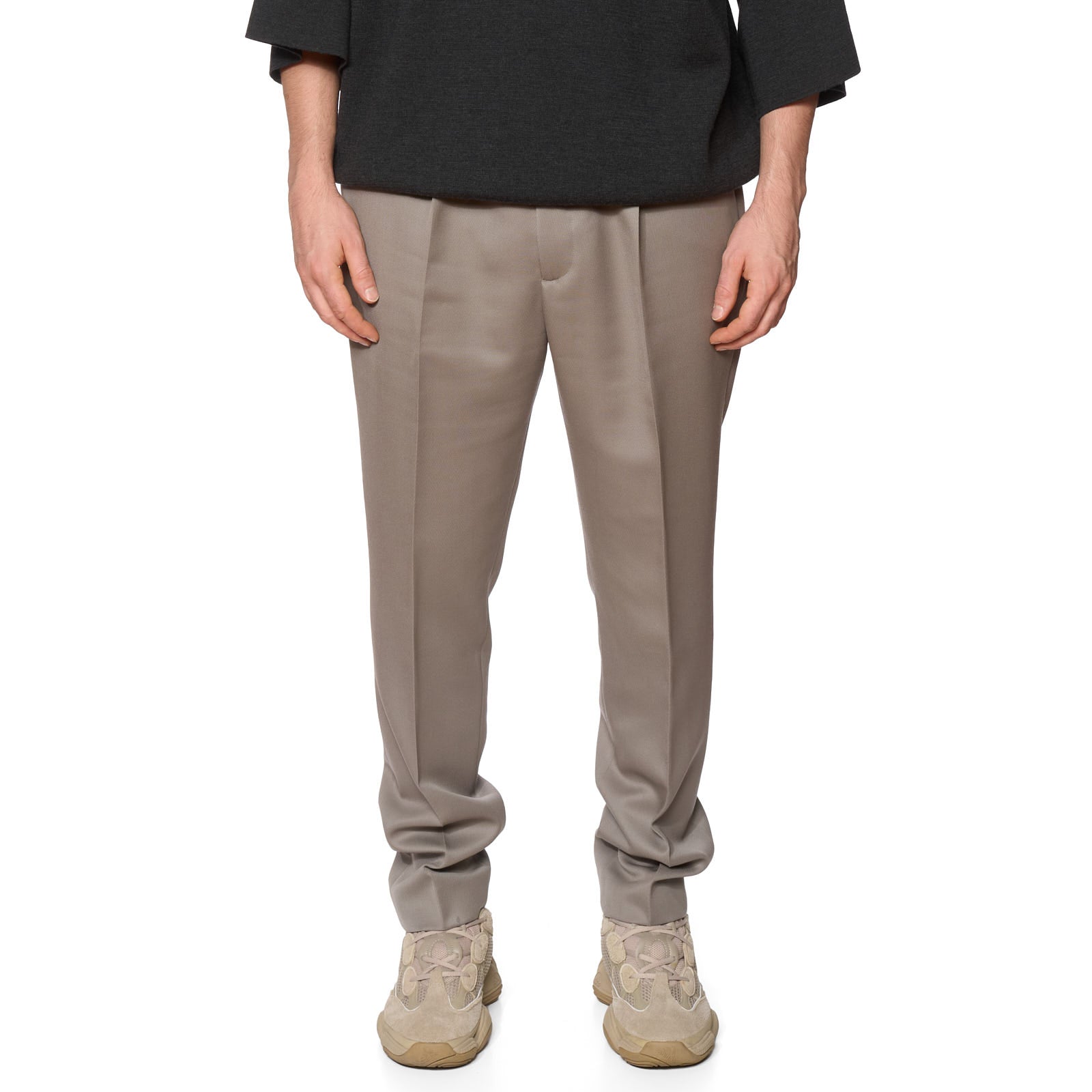 FEAR OF GOD Dusty Concrete Eternal Cav Twill Dress Pants US 36 NEW EU 52