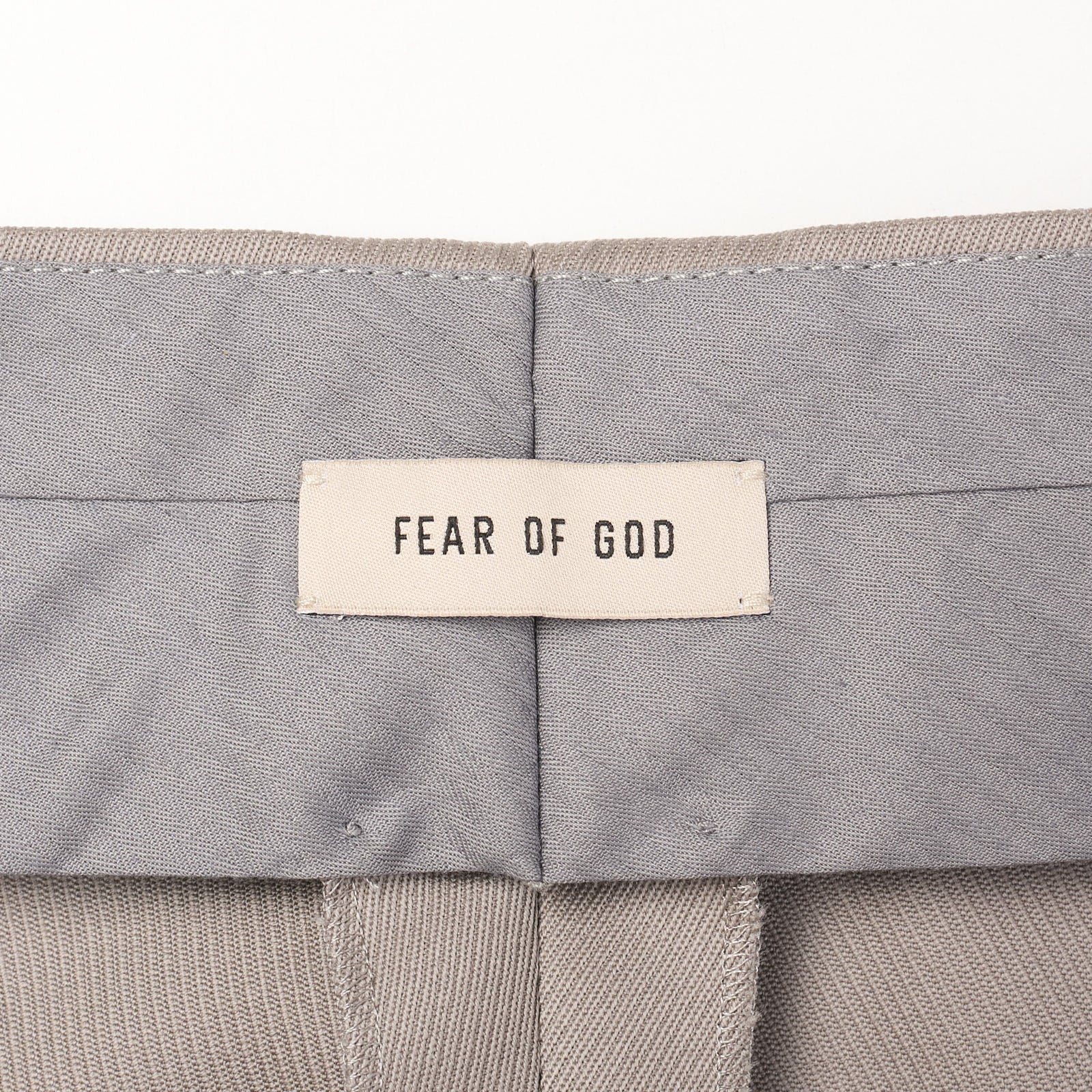 FEAR OF GOD Dusty Concrete Eternal Cav Twill Dress Pants US 36 NEW EU 52