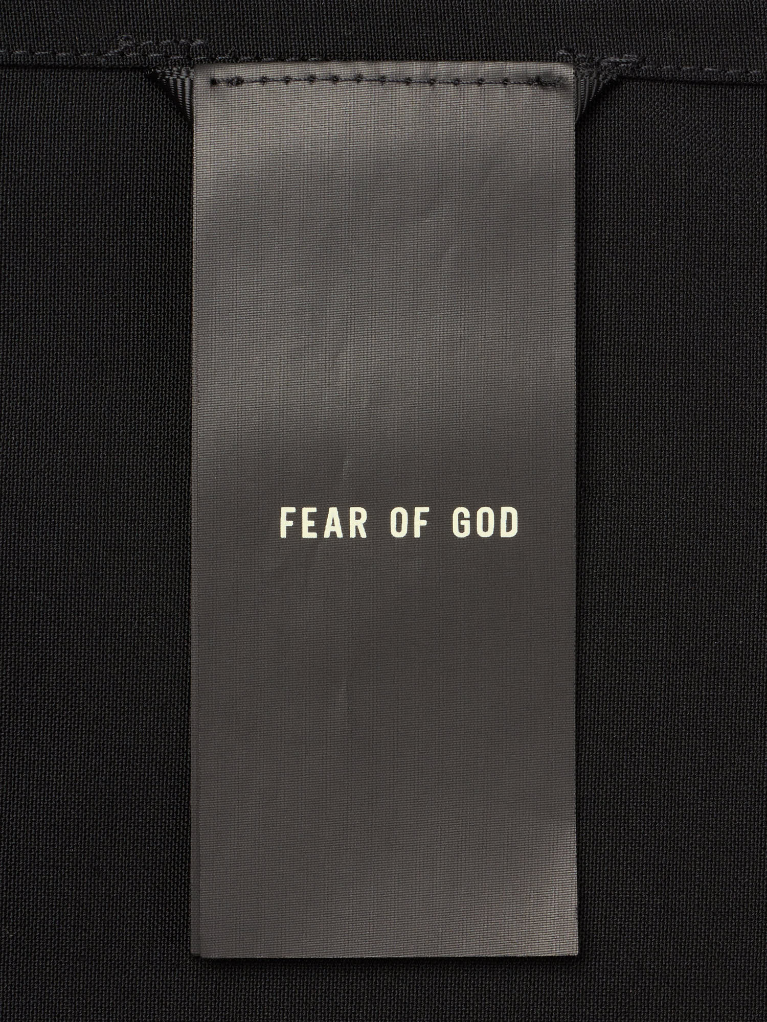 FEAR OF GOD Eternal Black Cotton Virgin Wool-Elastane Shirt NEW US L