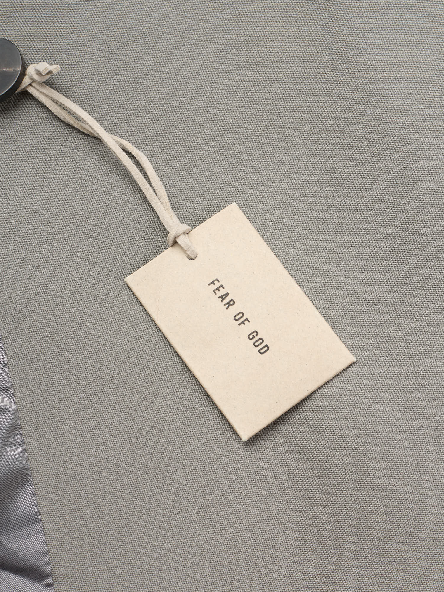 FEAR OF GOD Eternal Dusty Concrete Wool Double Breasted Suit Jacket EU 50 NEW US 40