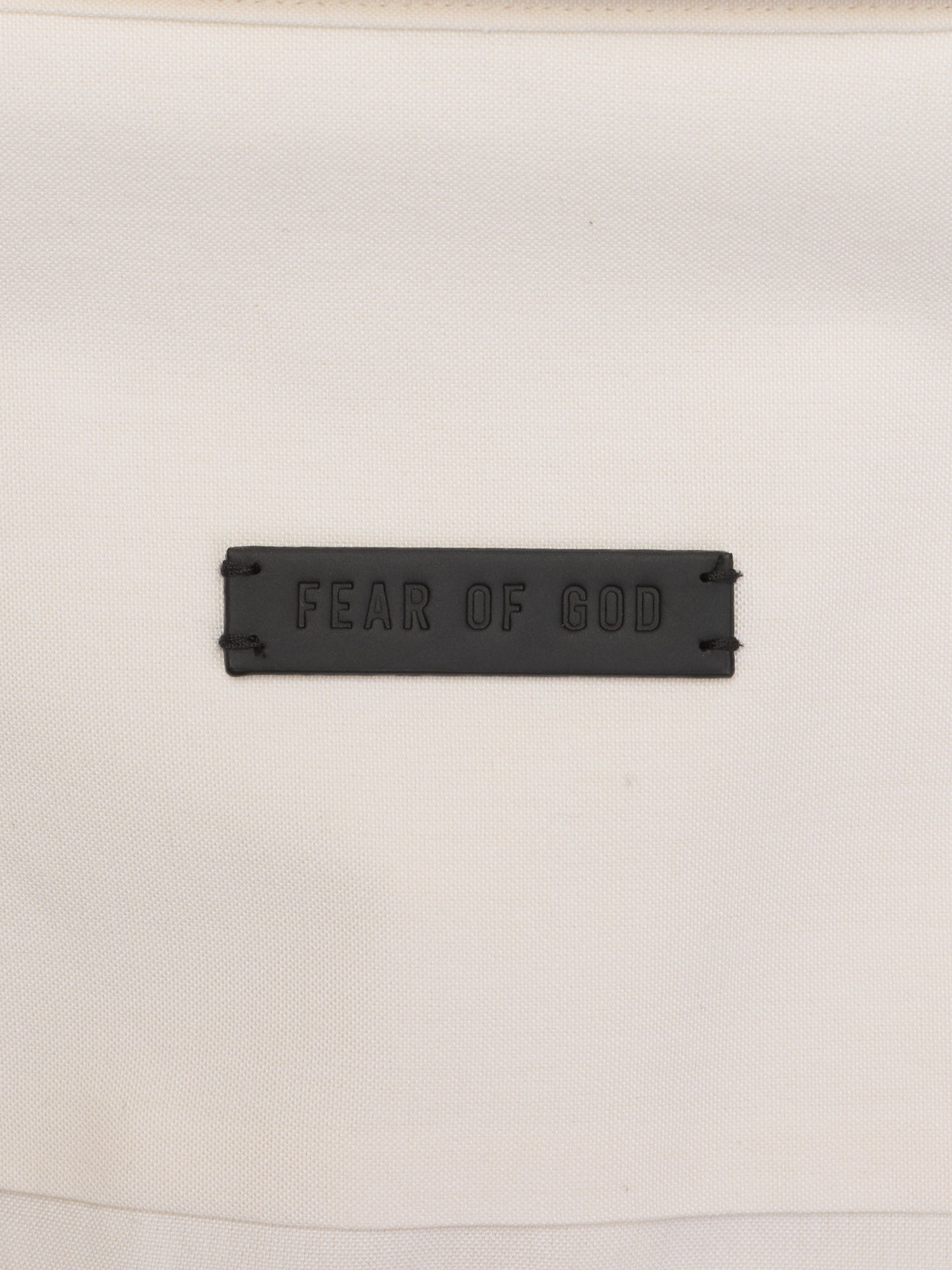 FEAR OF GOD Eternal Off-White Cotton Virgin Wool-Elastane Shirt NEW US L